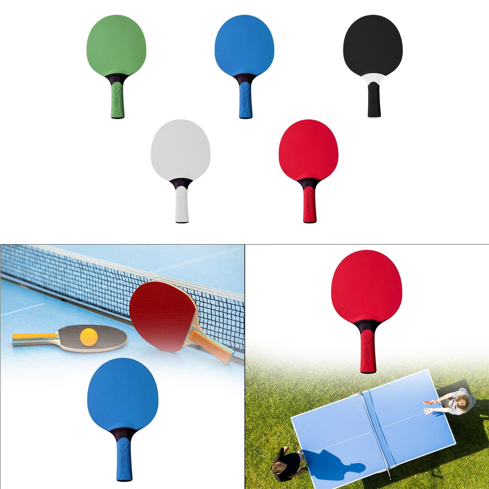 Ping Pong Paddle Portable Professional for Beginners Athletes Casual Playing green
