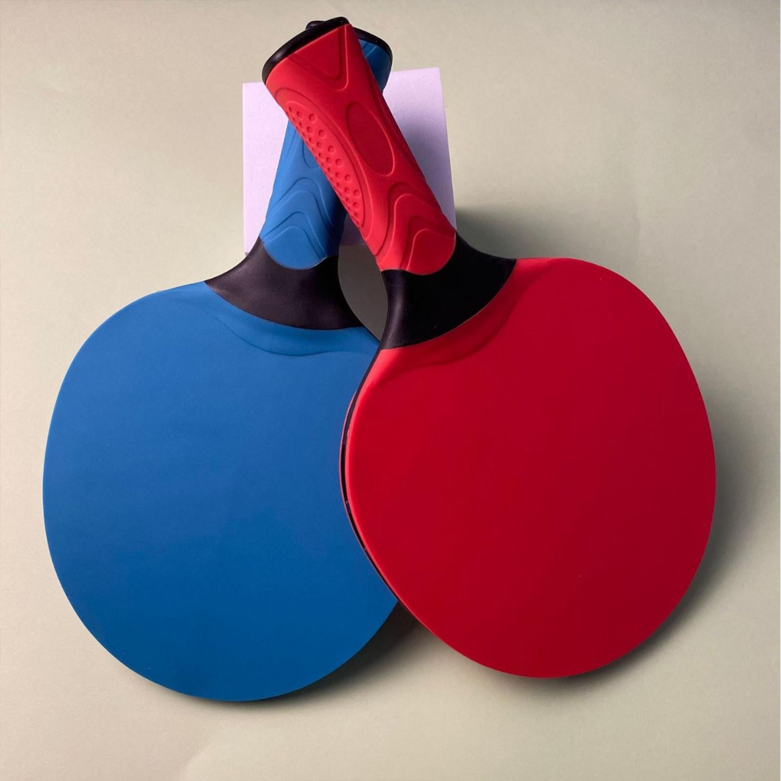 Ping Pong Paddle Portable Professional for Beginners Athletes Casual Playing blue