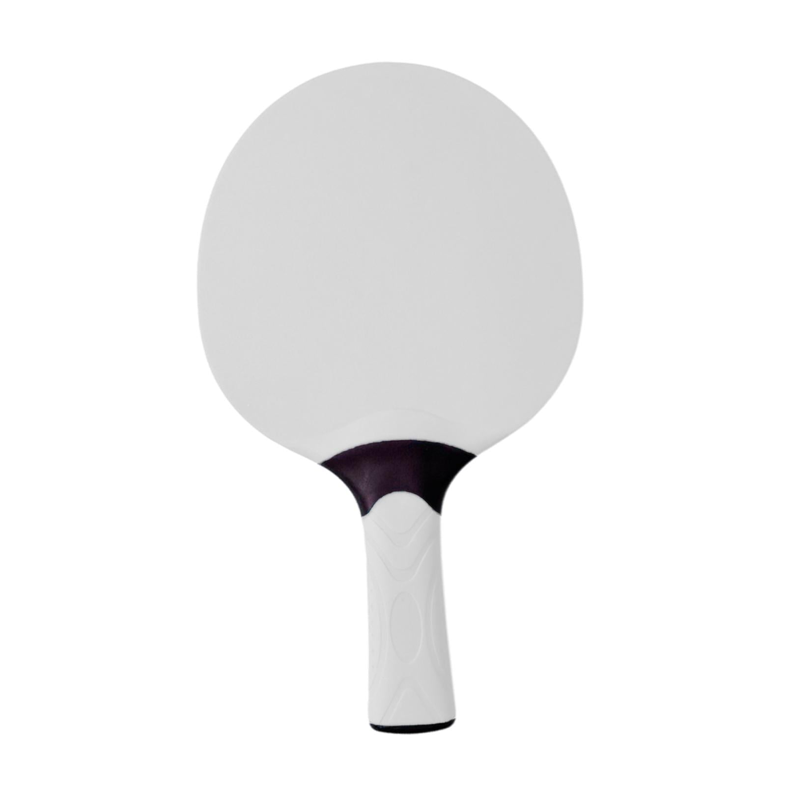 Ping Pong Paddle Portable Professional for Beginners Athletes Casual Playing white