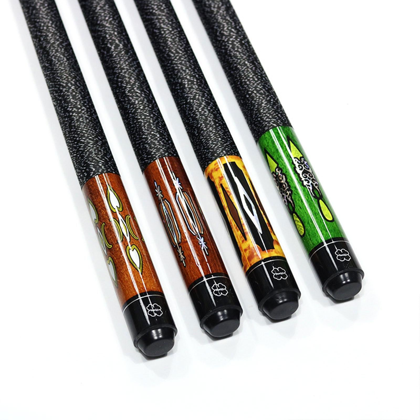 1/2 Split Billiard Cue Stylish Portable Starters 13mm Tip for Game Bar House Brown