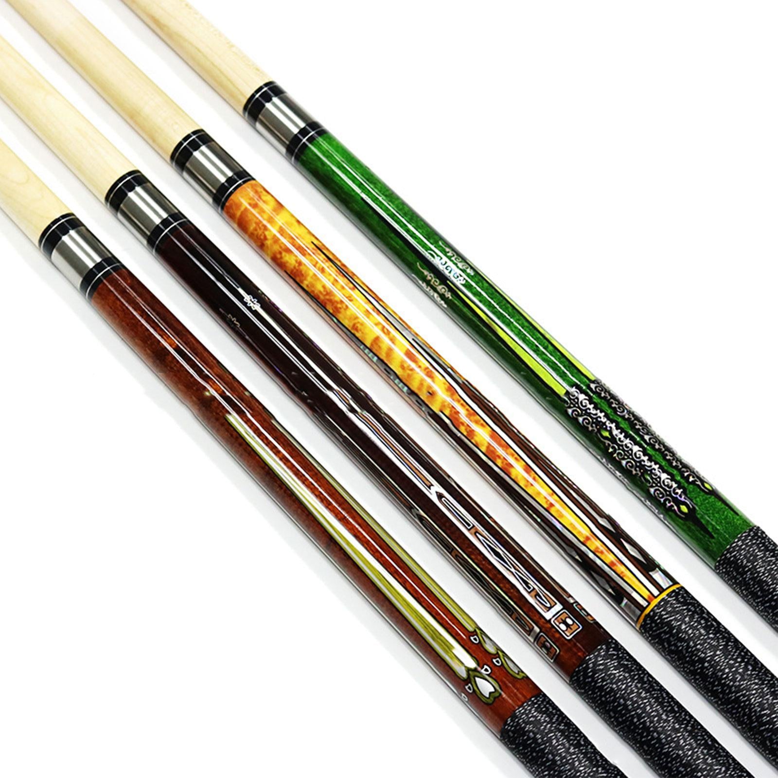 1/2 Split Billiard Cue Stylish Portable Starters 13mm Tip for Game Bar House Brown
