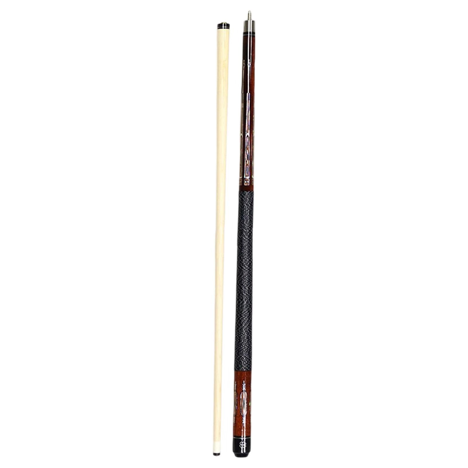 1/2 Split Billiard Cue Stylish Portable Starters 13mm Tip for Game Bar House Dark Brown