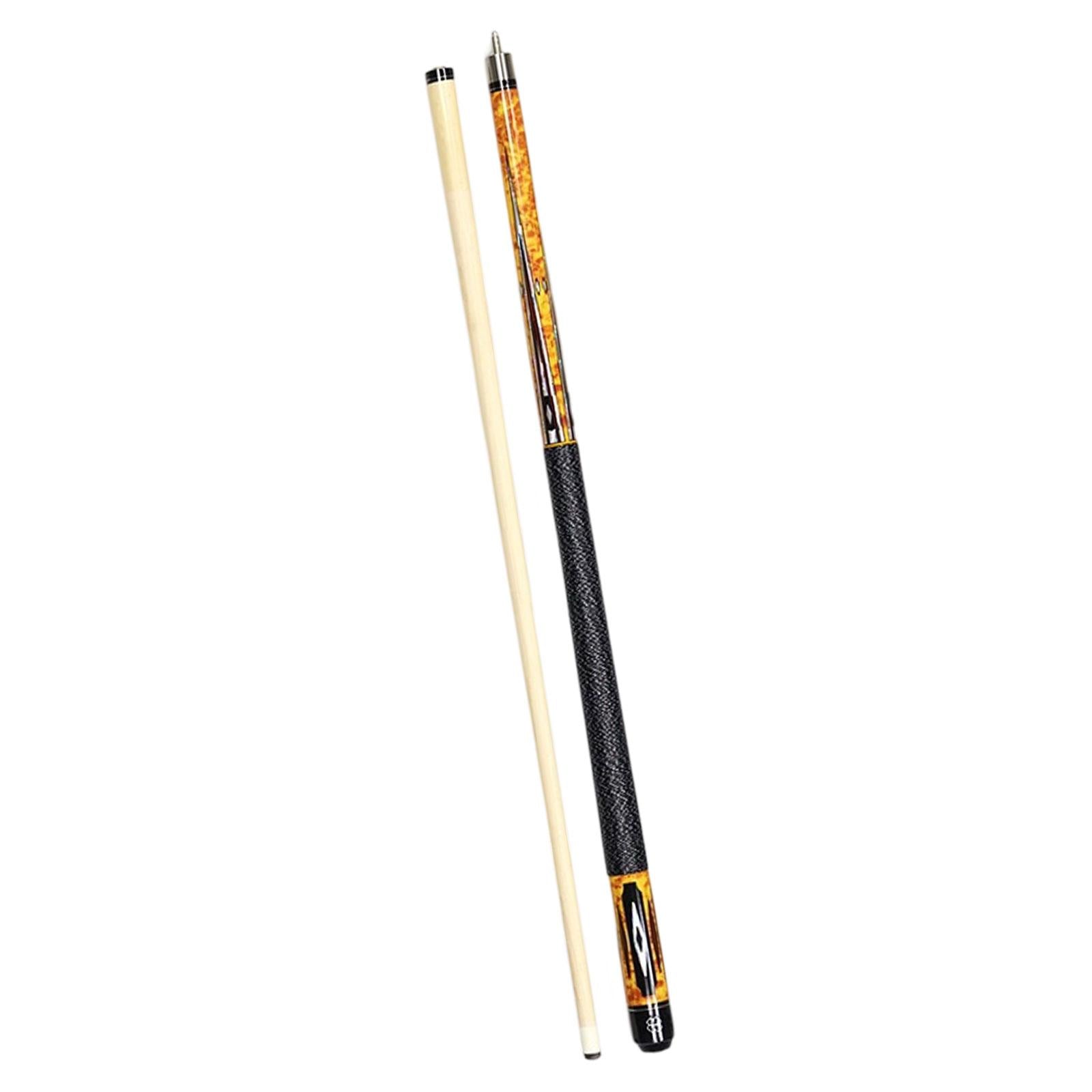 1/2 Split Billiard Cue Stylish Portable Starters 13mm Tip for Game Bar House Yellow