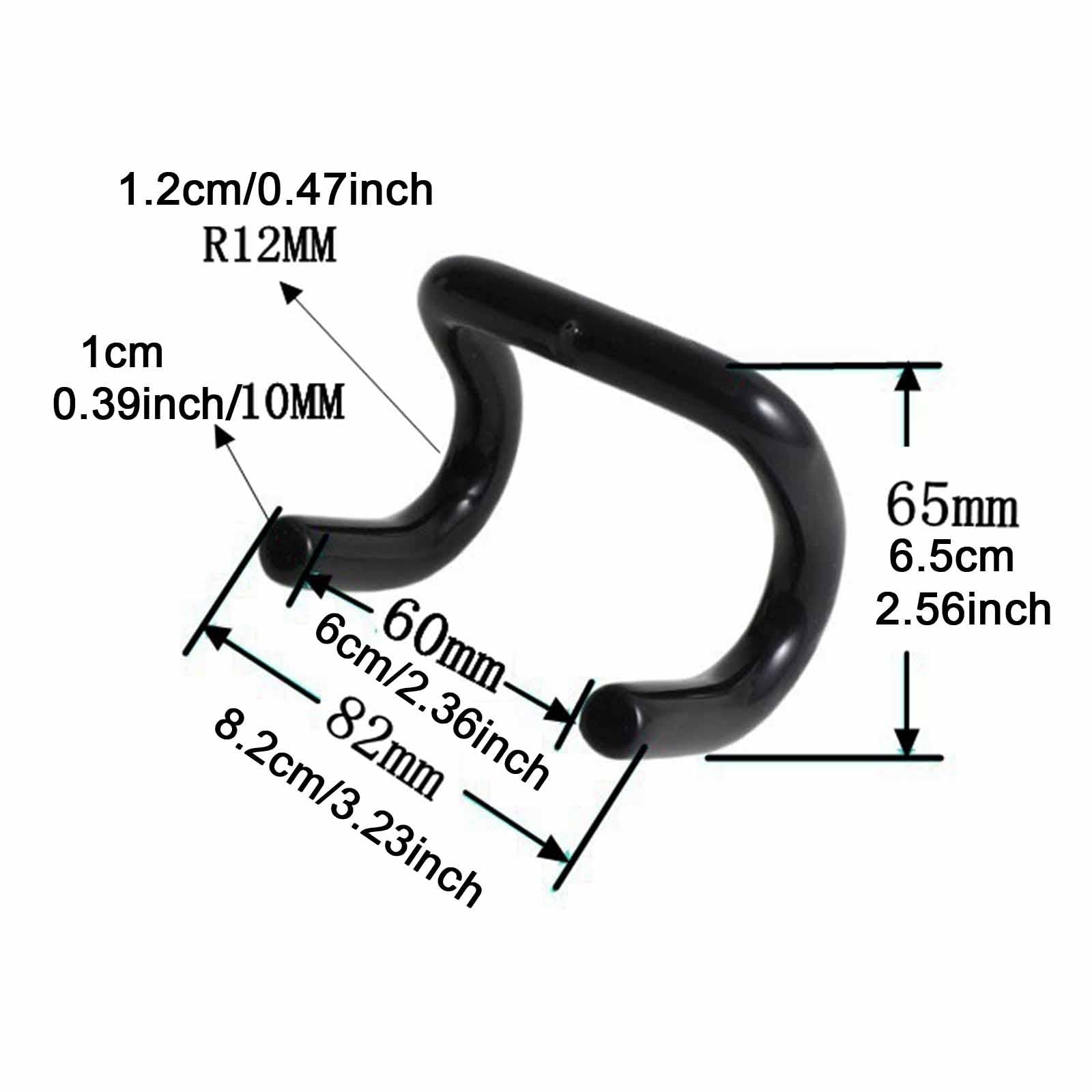2Pcs Weight Lifting Hook Sturdy Gym Glove for Fitness Exercise Weightlifting 82x65mm Black