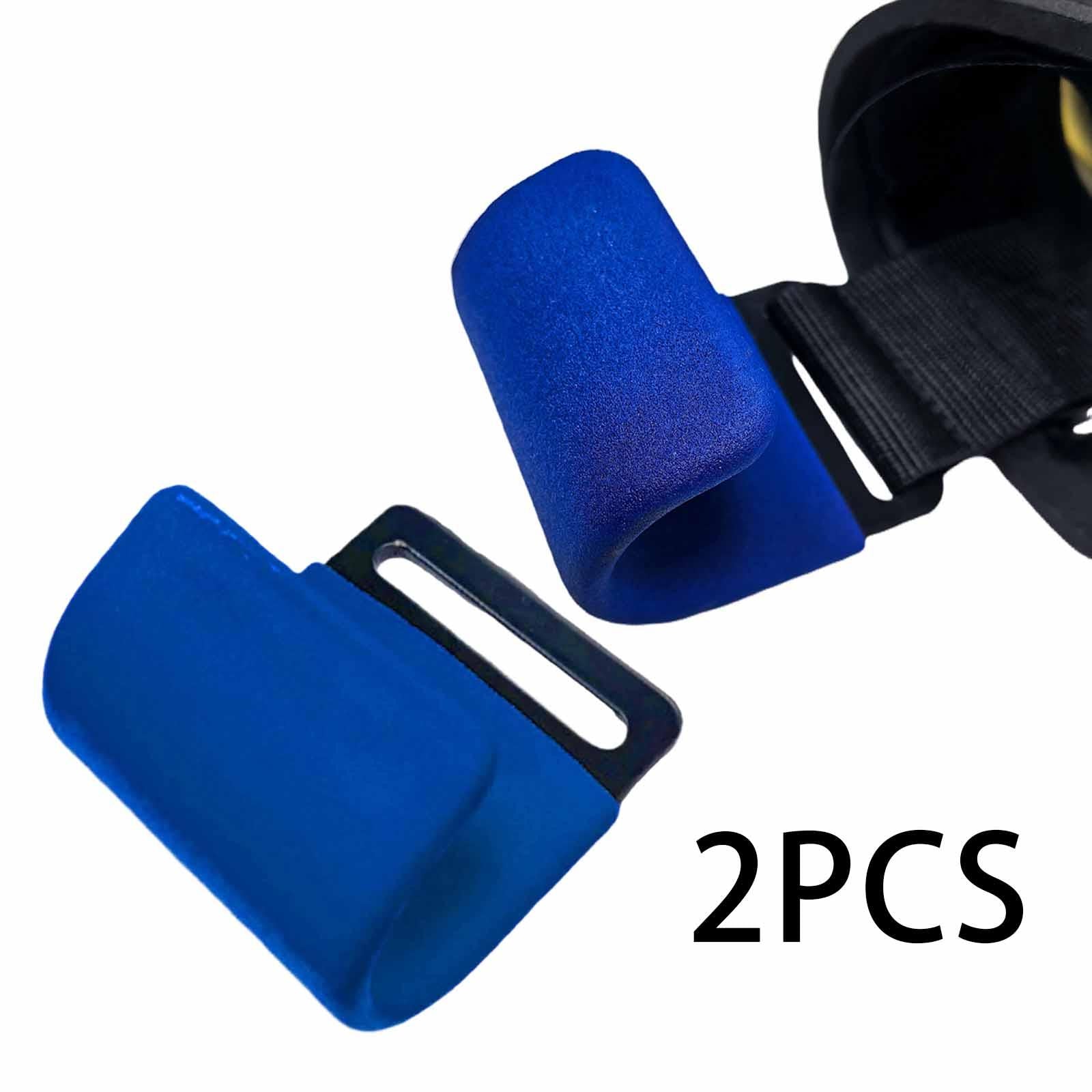 2Pcs Weight Lifting Hook Sturdy Gym Glove for Fitness Exercise Weightlifting 75x65mm Blue
