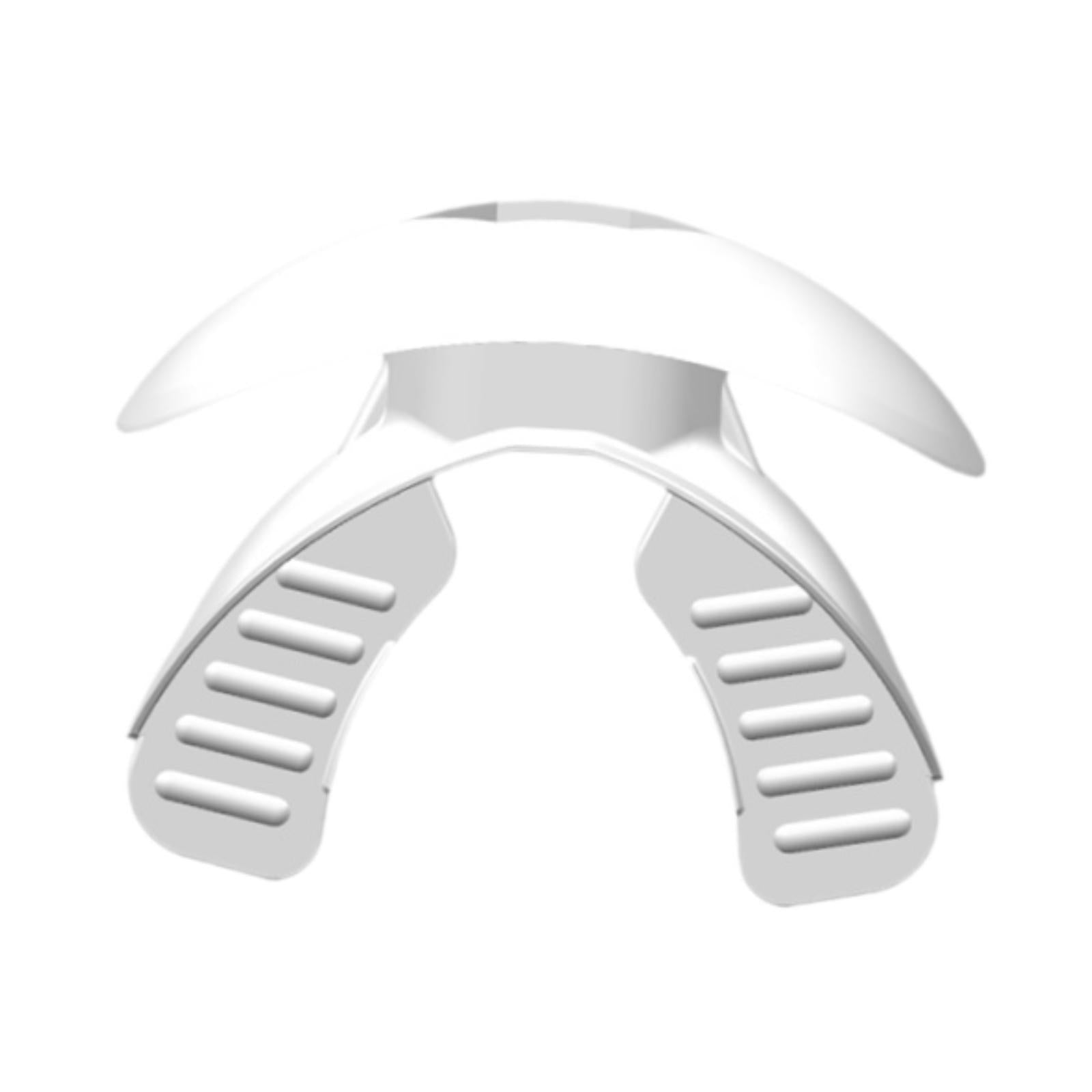 Football Mouthguard Cover Lip Protector for Basketball Boxing Outdoor Sports White