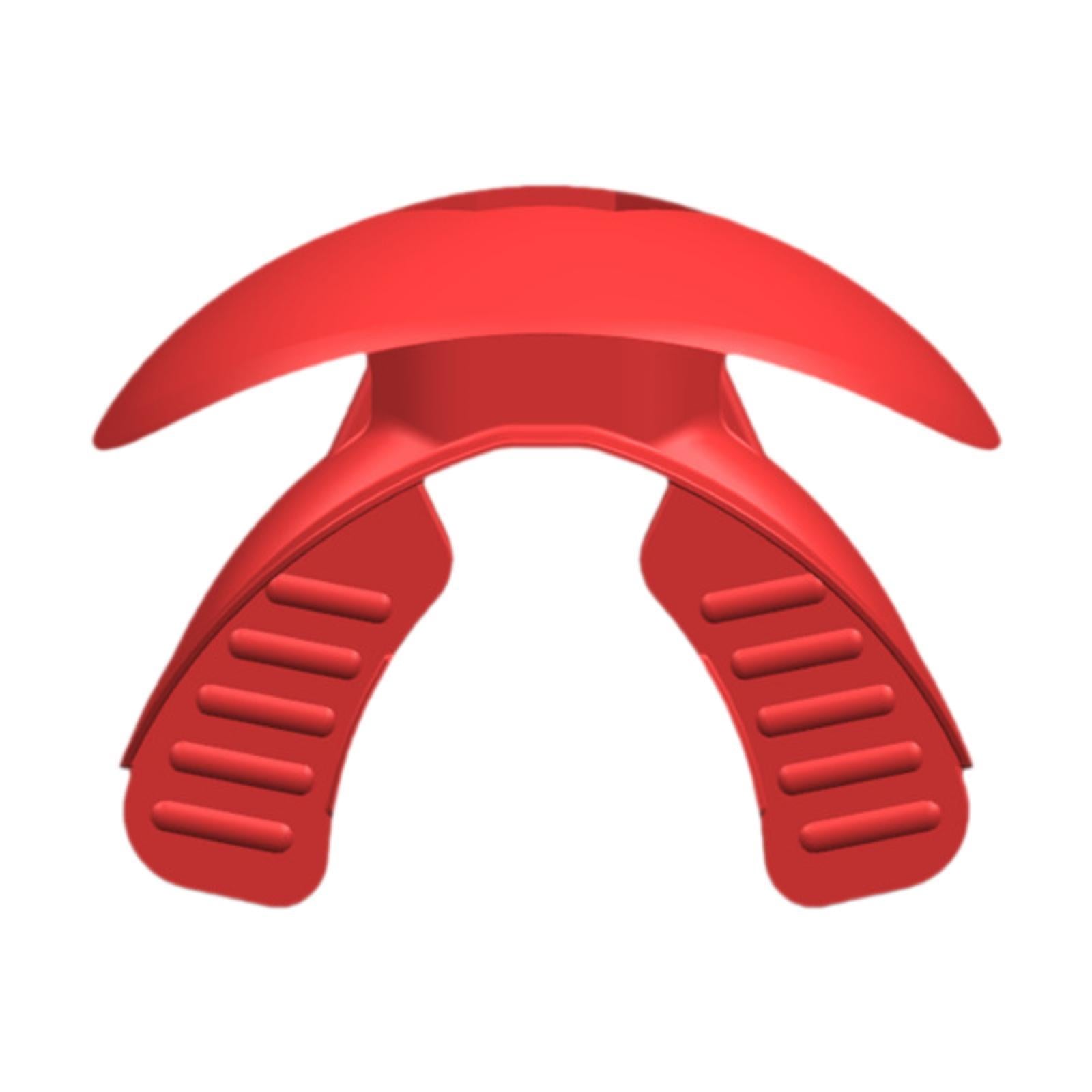 Football Mouthguard Cover Lip Protector for Basketball Boxing Outdoor Sports Red