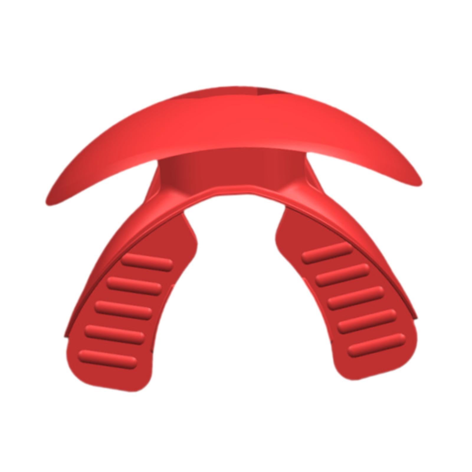 Football Mouthguard Cover Lip Protector for Basketball Boxing Outdoor Sports Red