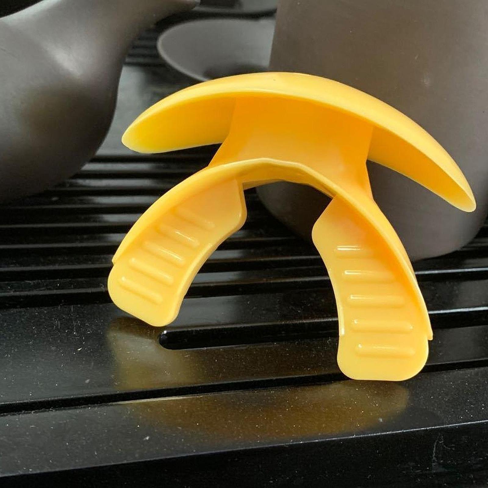 Football Mouthguard Cover Lip Protector for Basketball Boxing Outdoor Sports Yellow