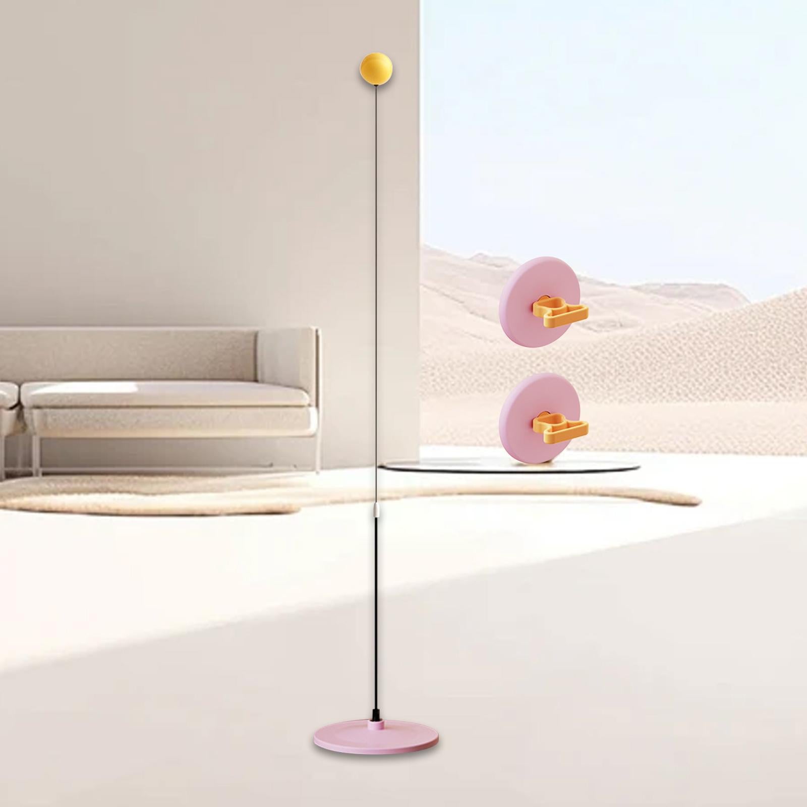 Boxing Reaction Ball Improve Reaction Speed with Suction Cup Base Speed Ball Pink