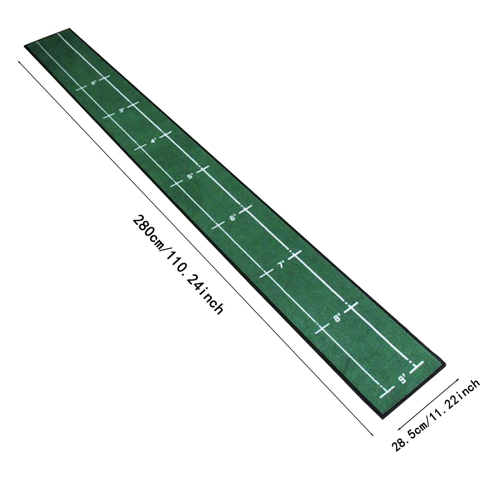 Golf Putting Mat Gift for Golfers Training Equipment for Outdoor Yard