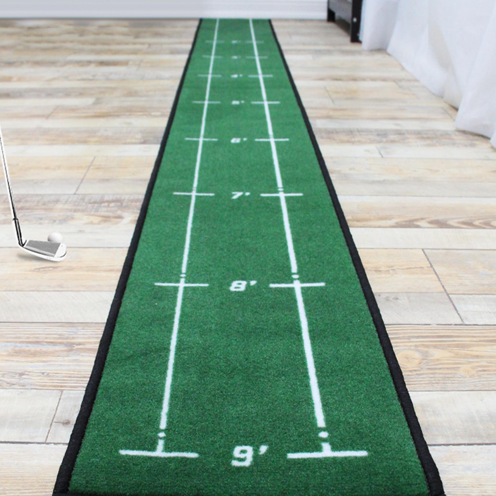 Golf Putting Mat Gift for Golfers Training Equipment for Outdoor Yard