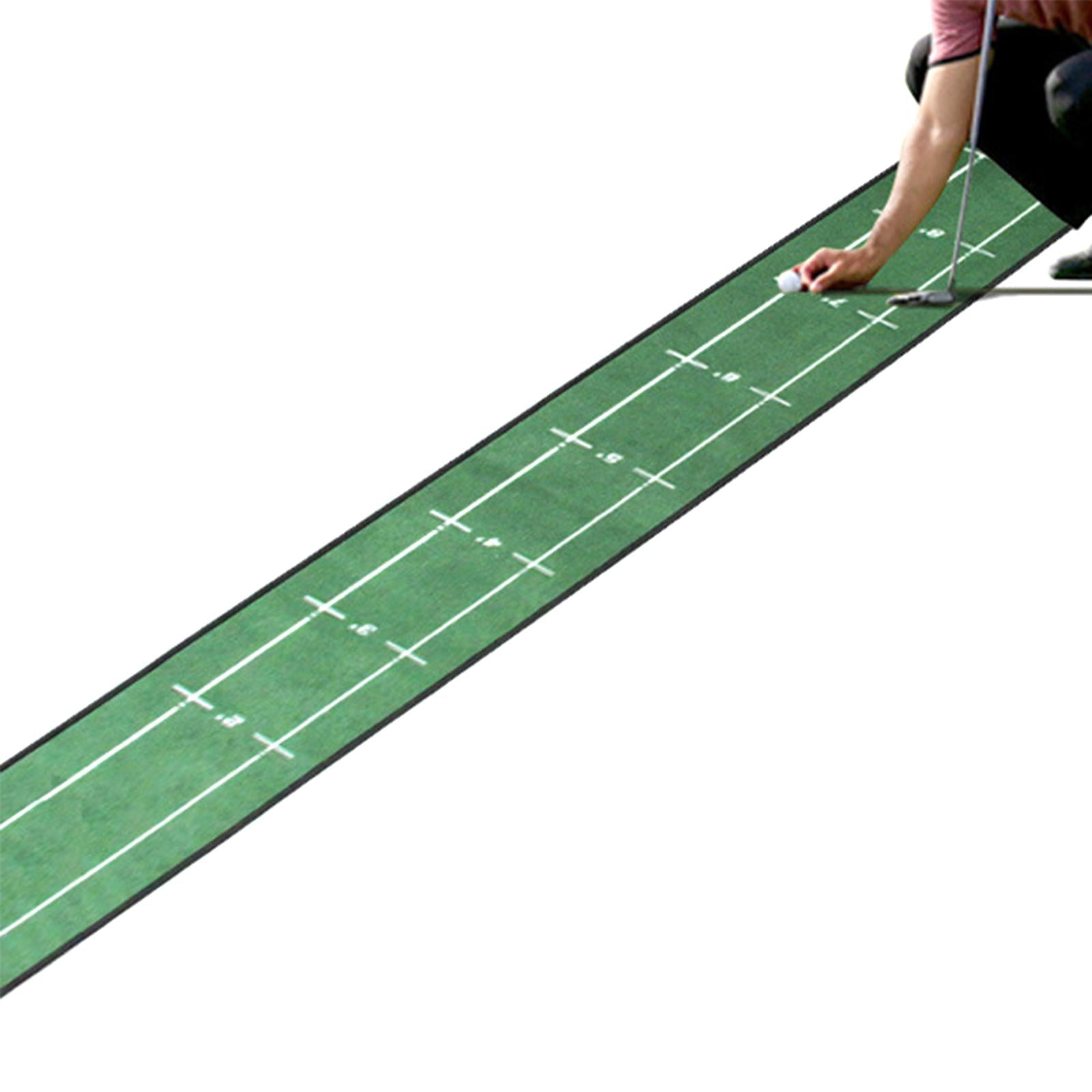 Golf Putting Mat Gift for Golfers Training Equipment for Outdoor Yard