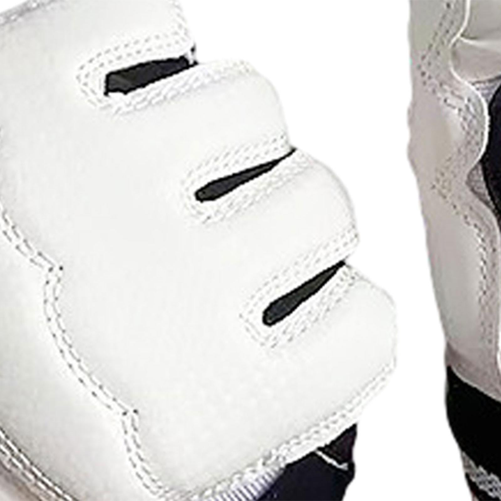 Boxing Hand Wraps Inner Gloves Soft Under Mitts for Sparring Sanda Taekwondo White L