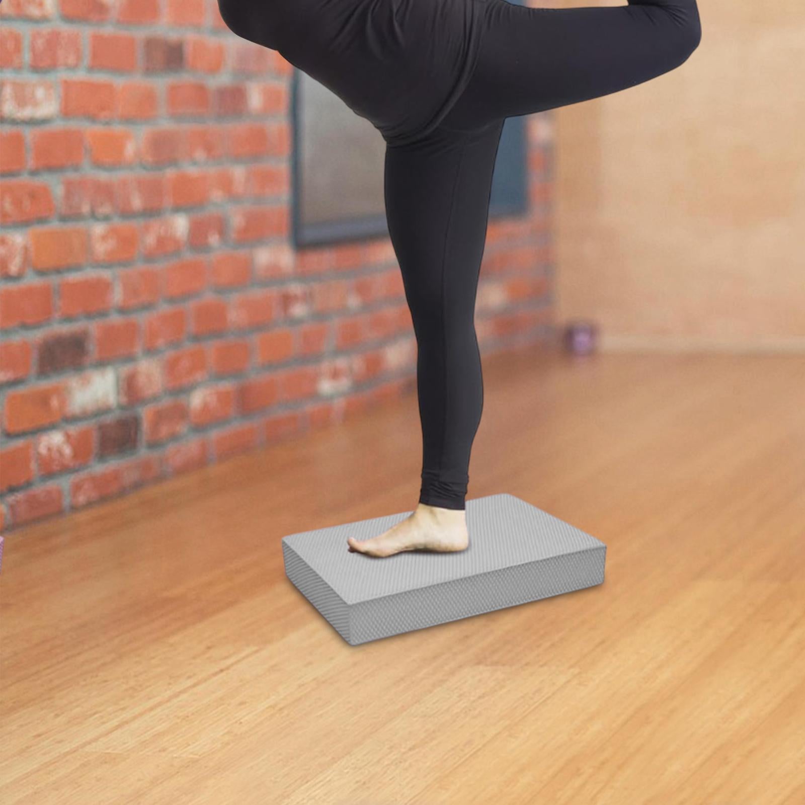 Yoga Exercise Pad TPE Balance Training Pad for Stability Training Home Floor Grey