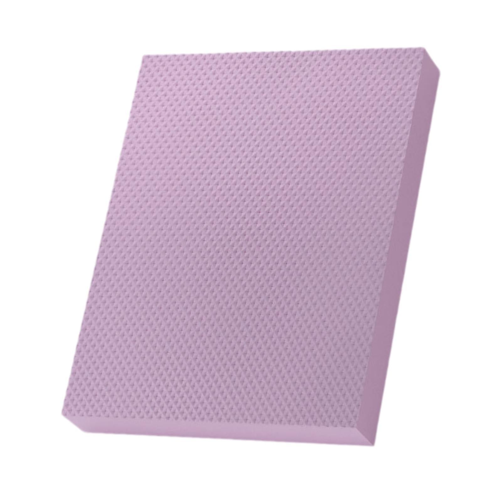 Yoga Exercise Pad TPE Balance Training Pad for Stability Training Home Floor Violet