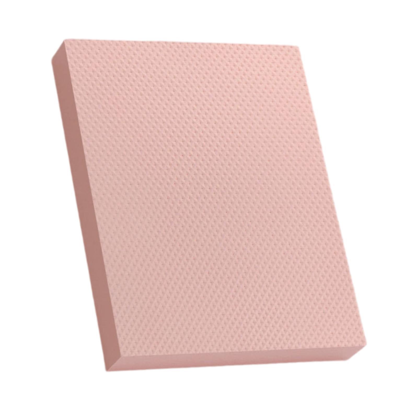 Yoga Exercise Pad TPE Balance Training Pad for Stability Training Home Floor Pink