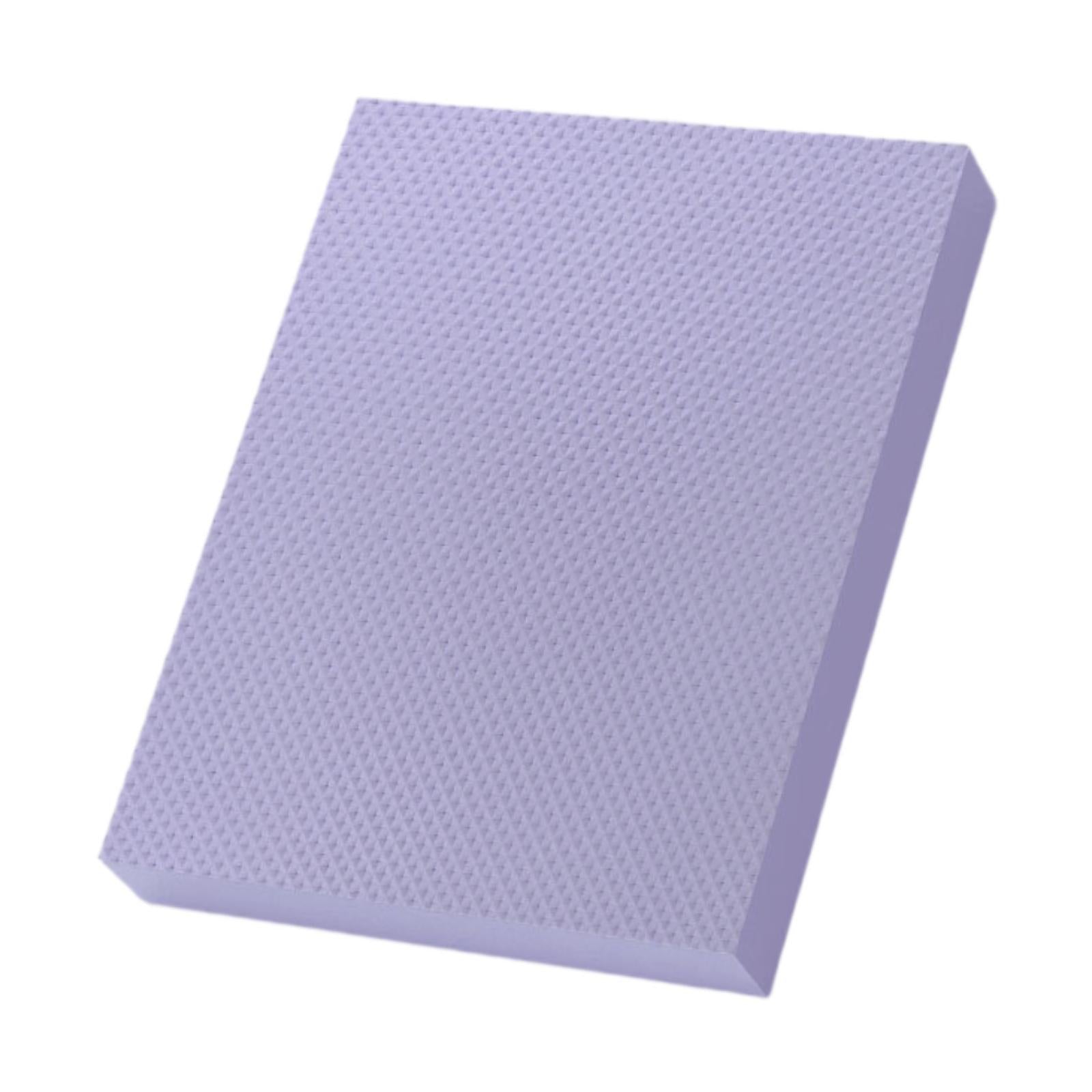 Yoga Exercise Pad TPE Balance Training Pad for Stability Training Home Floor Purple