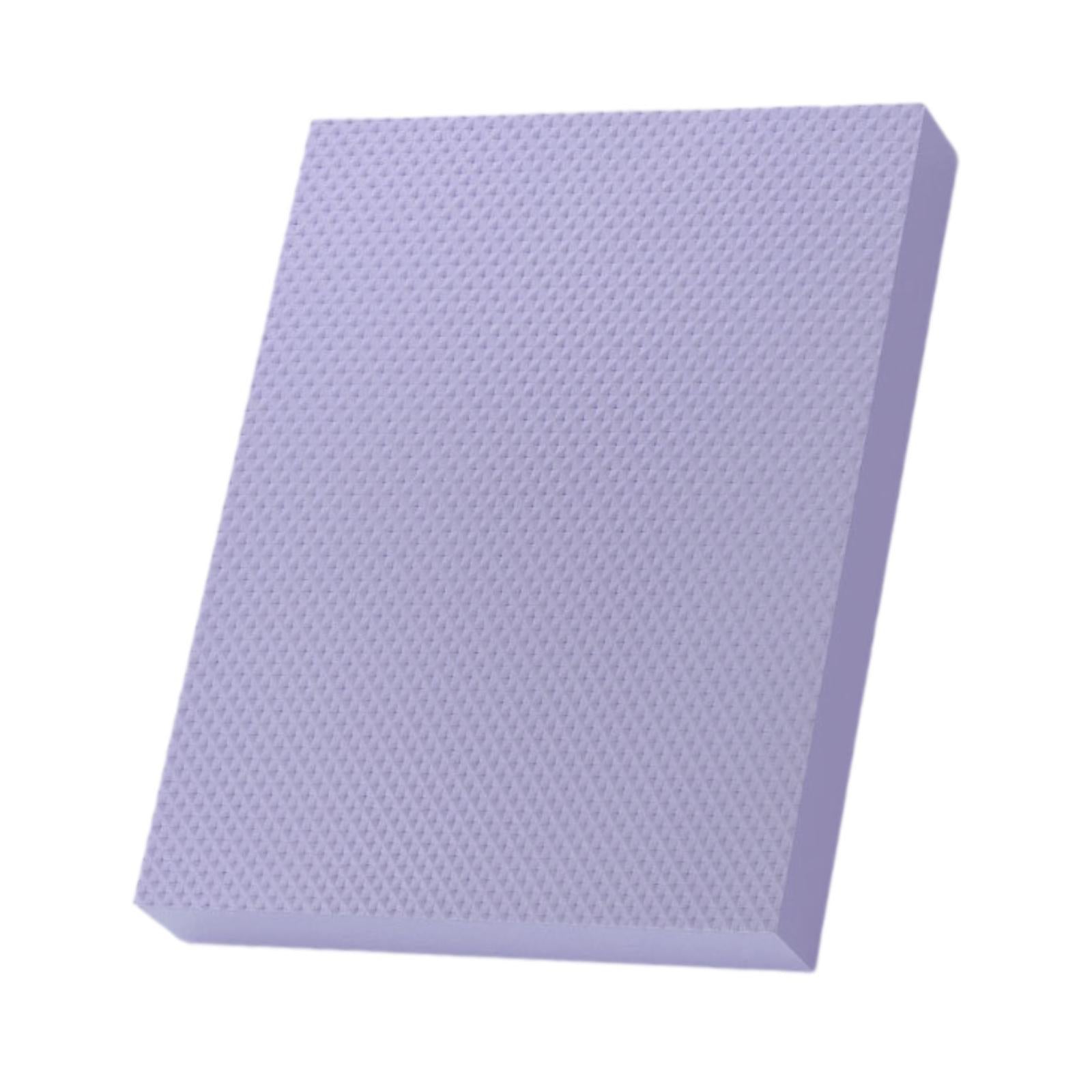 Yoga Exercise Pad TPE Balance Training Pad for Stability Training Home Floor Purple