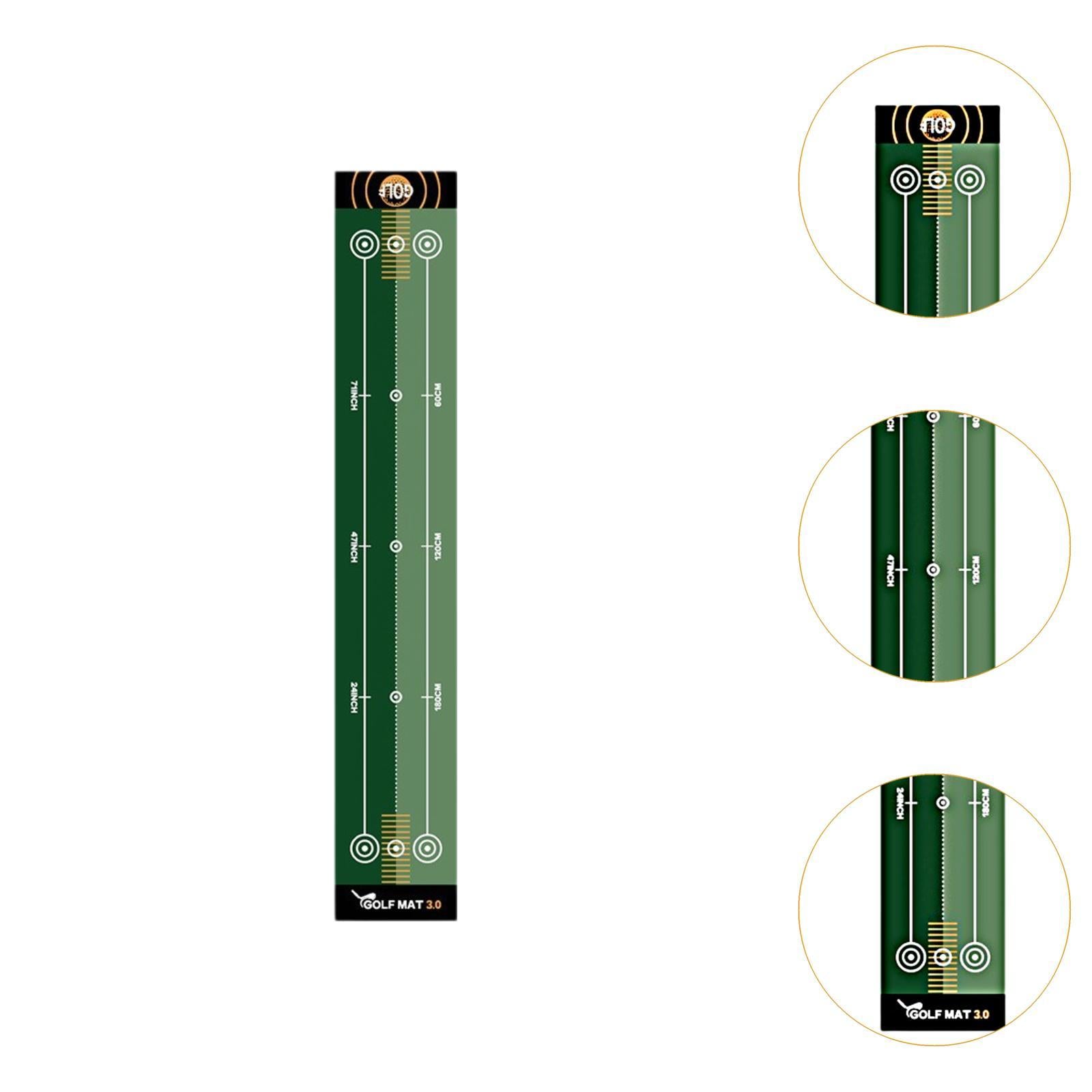 Golf Putting Mat Essential Portable Putter Training for Garden Home Backyard Style B
