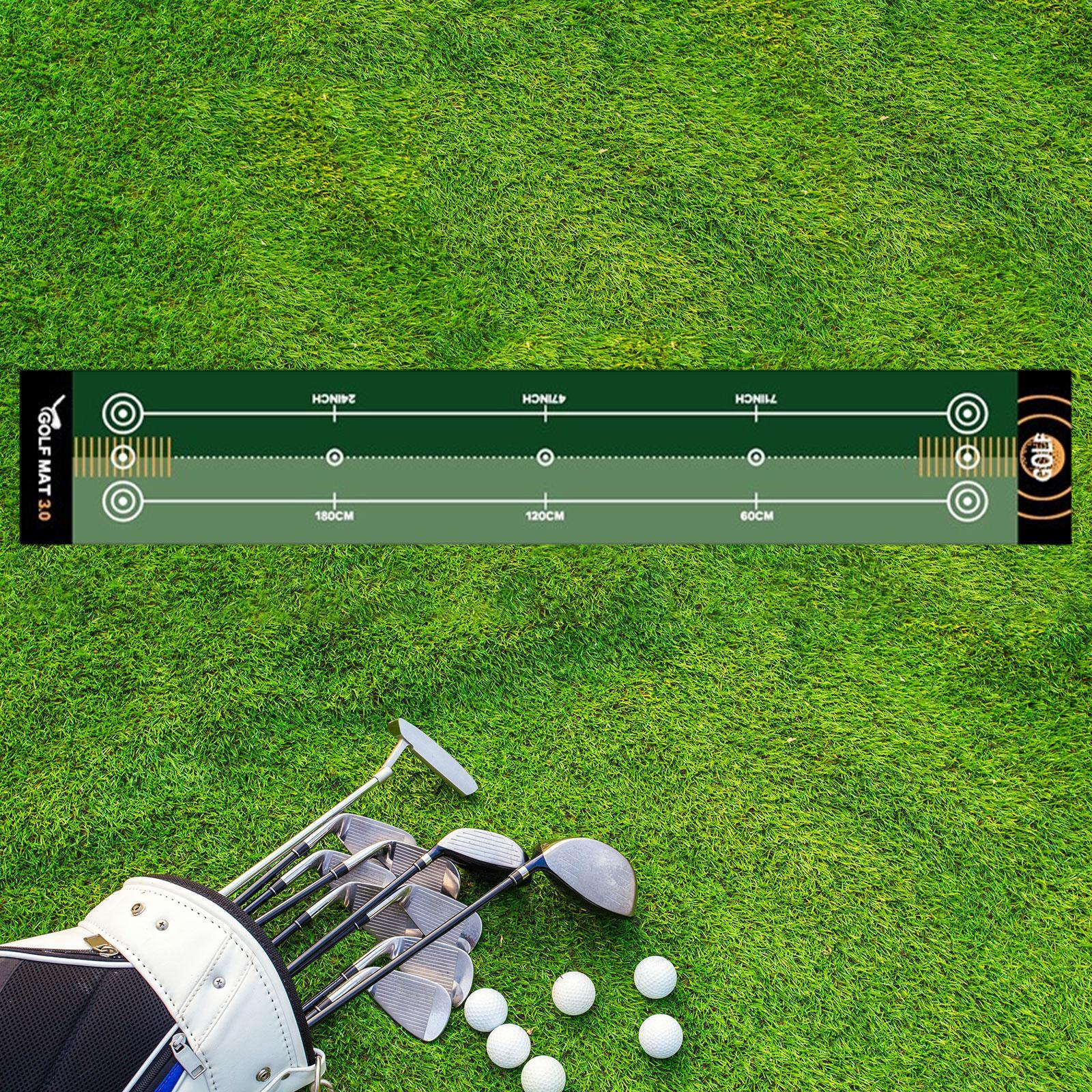 Golf Putting Mat Essential Portable Putter Training for Garden Home Backyard Style B