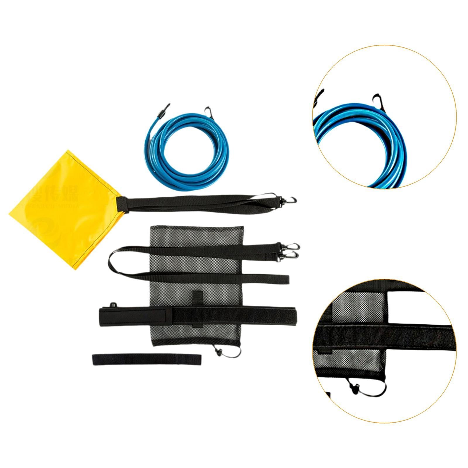 Swimming Parachute Fitness Device Speed Training Practical Strength Training Length 4m