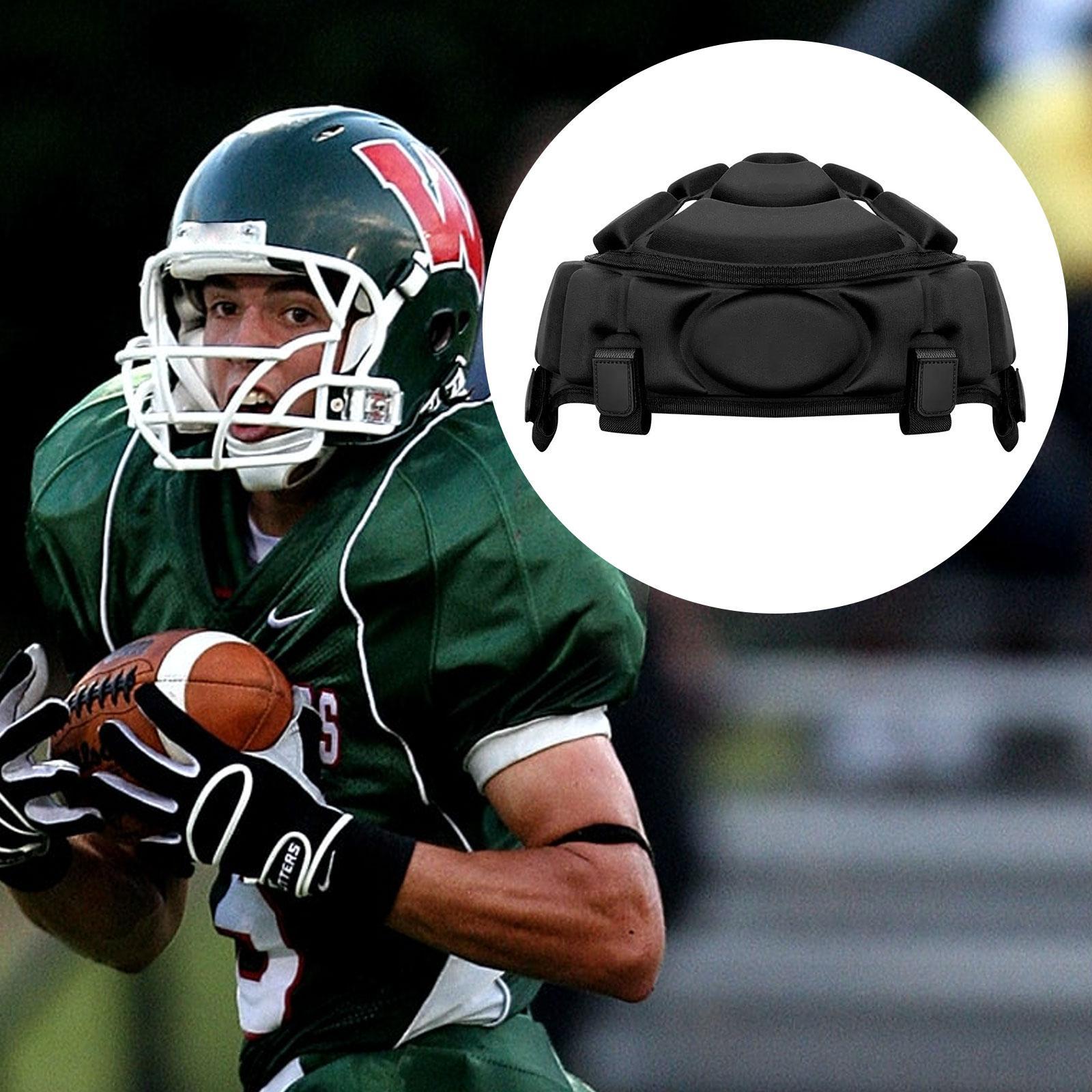 Rugby Helmet Breathable Adjustable Non Slip Lightweight Soft Shell Scrum Cap