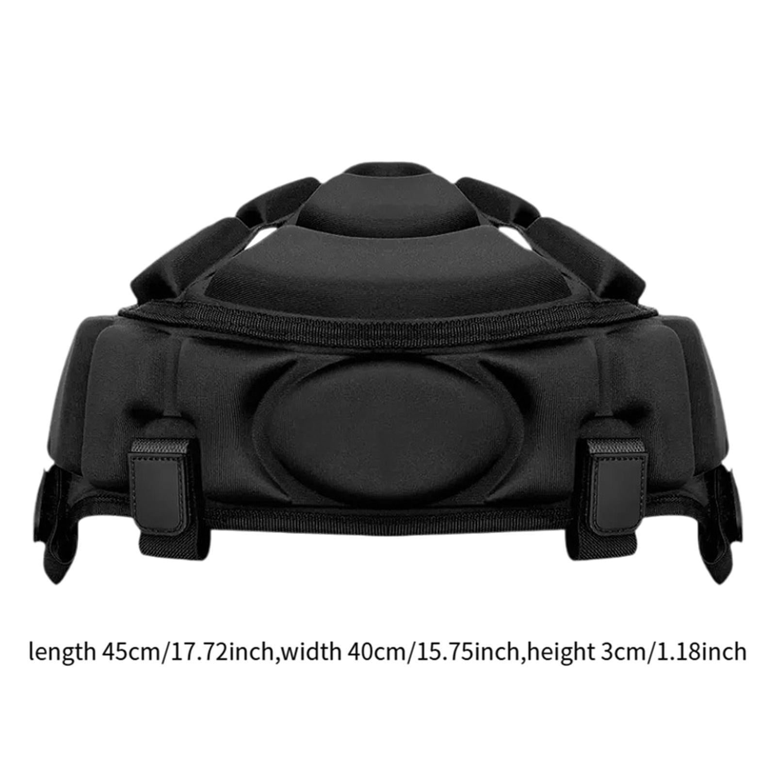 Rugby Helmet Breathable Adjustable Non Slip Lightweight Soft Shell Scrum Cap