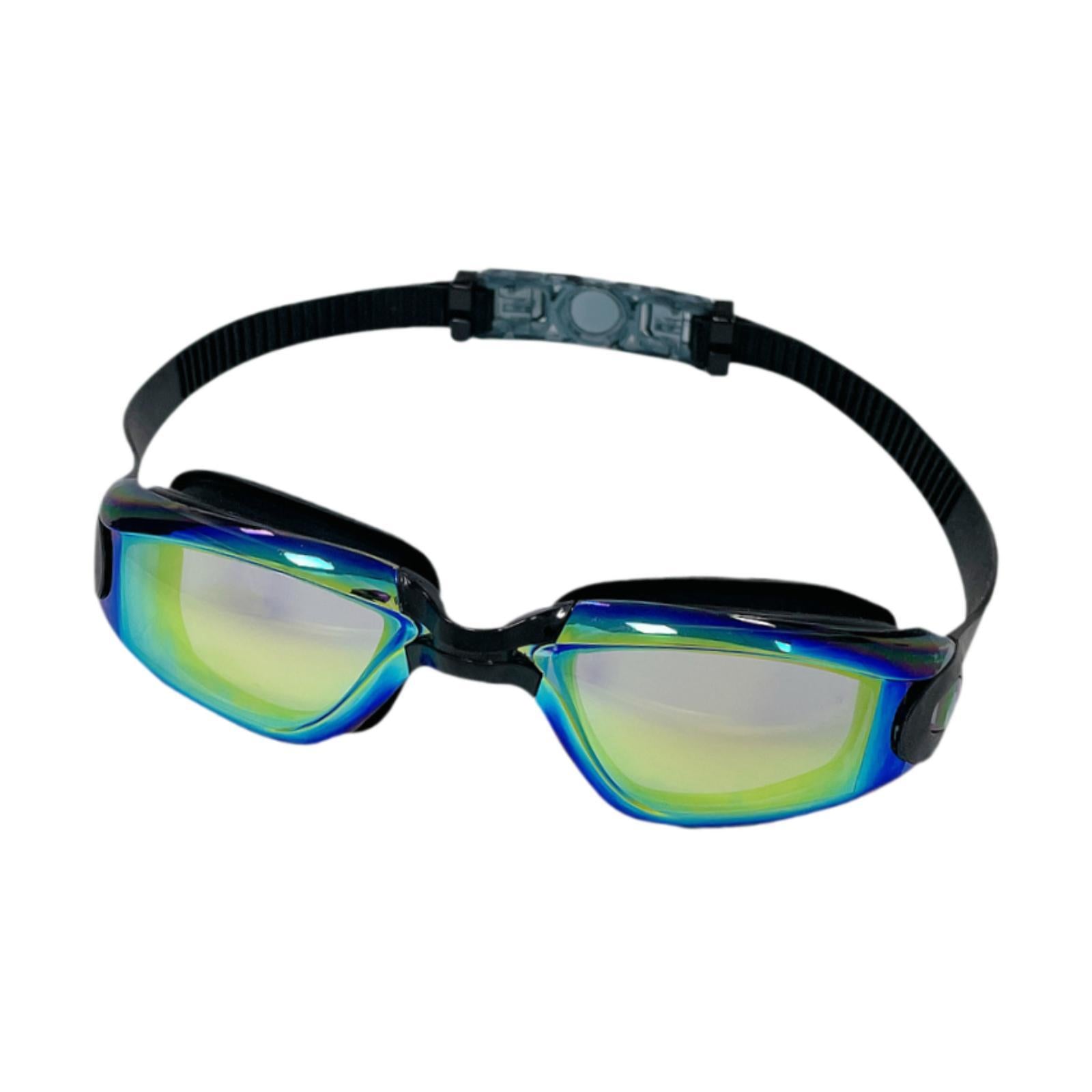 Swim Goggles Waterproof Teens Swimming Goggles for Water Sports Party Favors Electroplating Gold