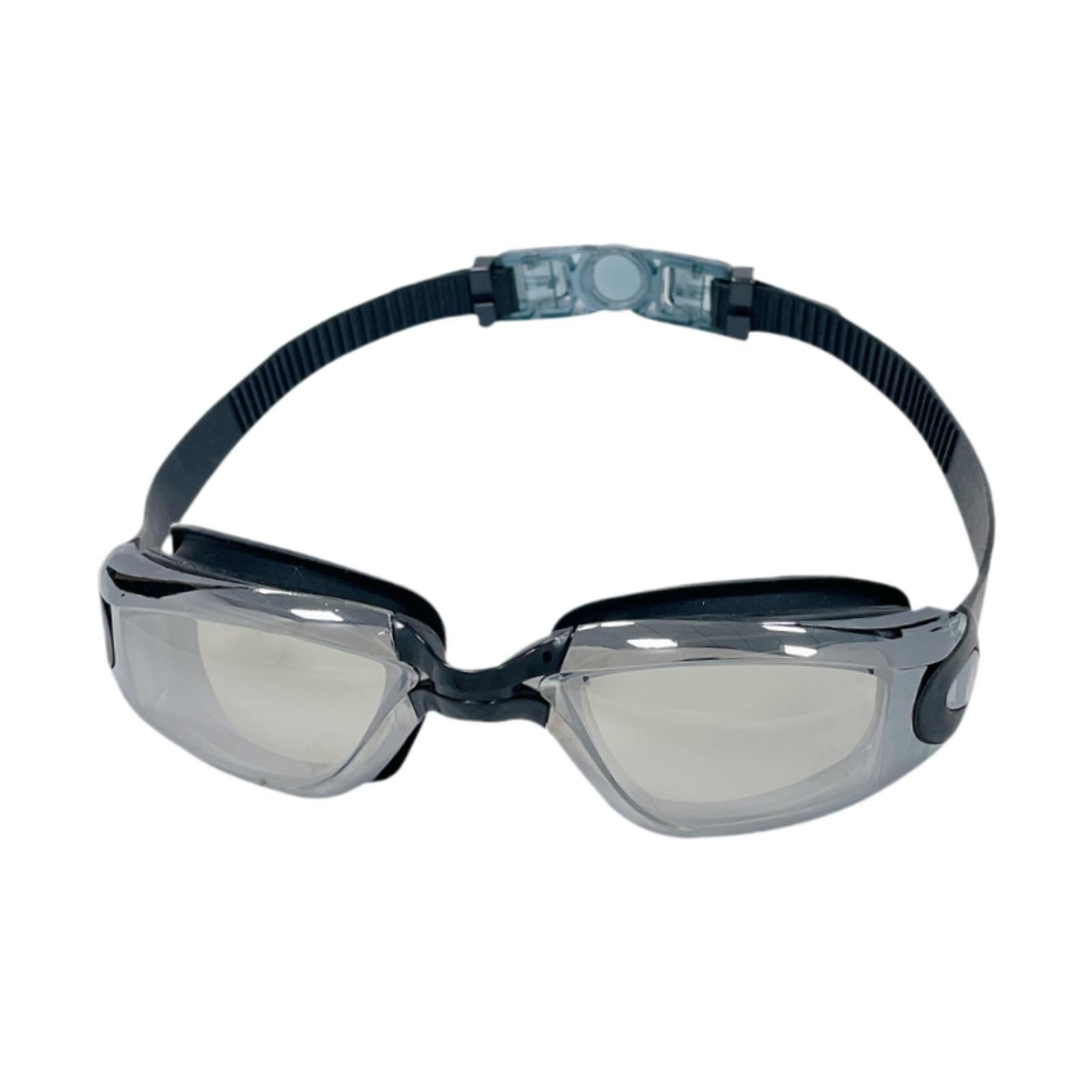 Swim Goggles Waterproof Teens Swimming Goggles for Water Sports Party Favors ElectroplatingSilver