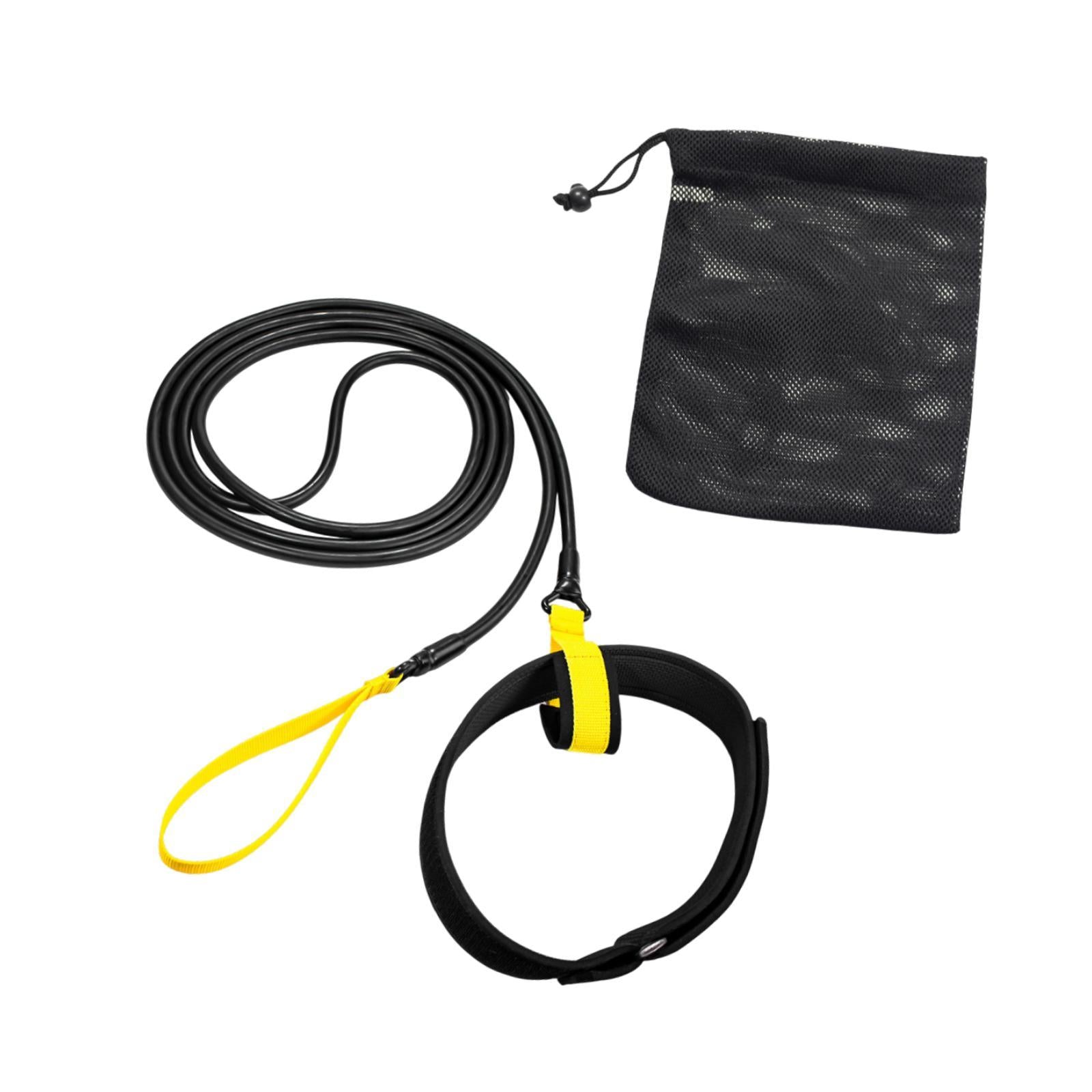 Swim Resistance Belt Swim Training Leash Professional Portable Swimming Belt Large Pull 6m Yellow