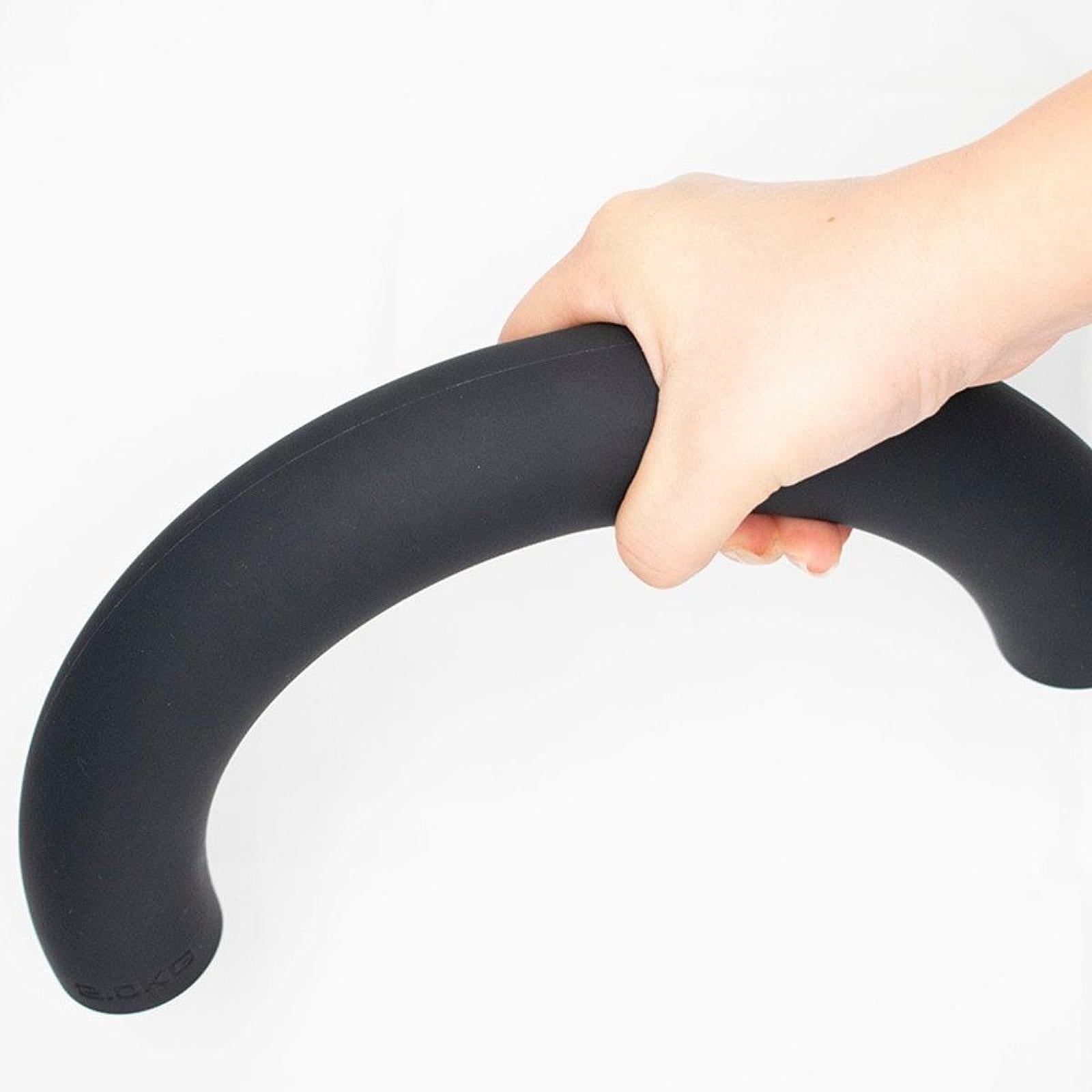 2Pcs Half Circle Dumbbells Non Slip Portable Fitness Equipment for Home Gym Black 2kg