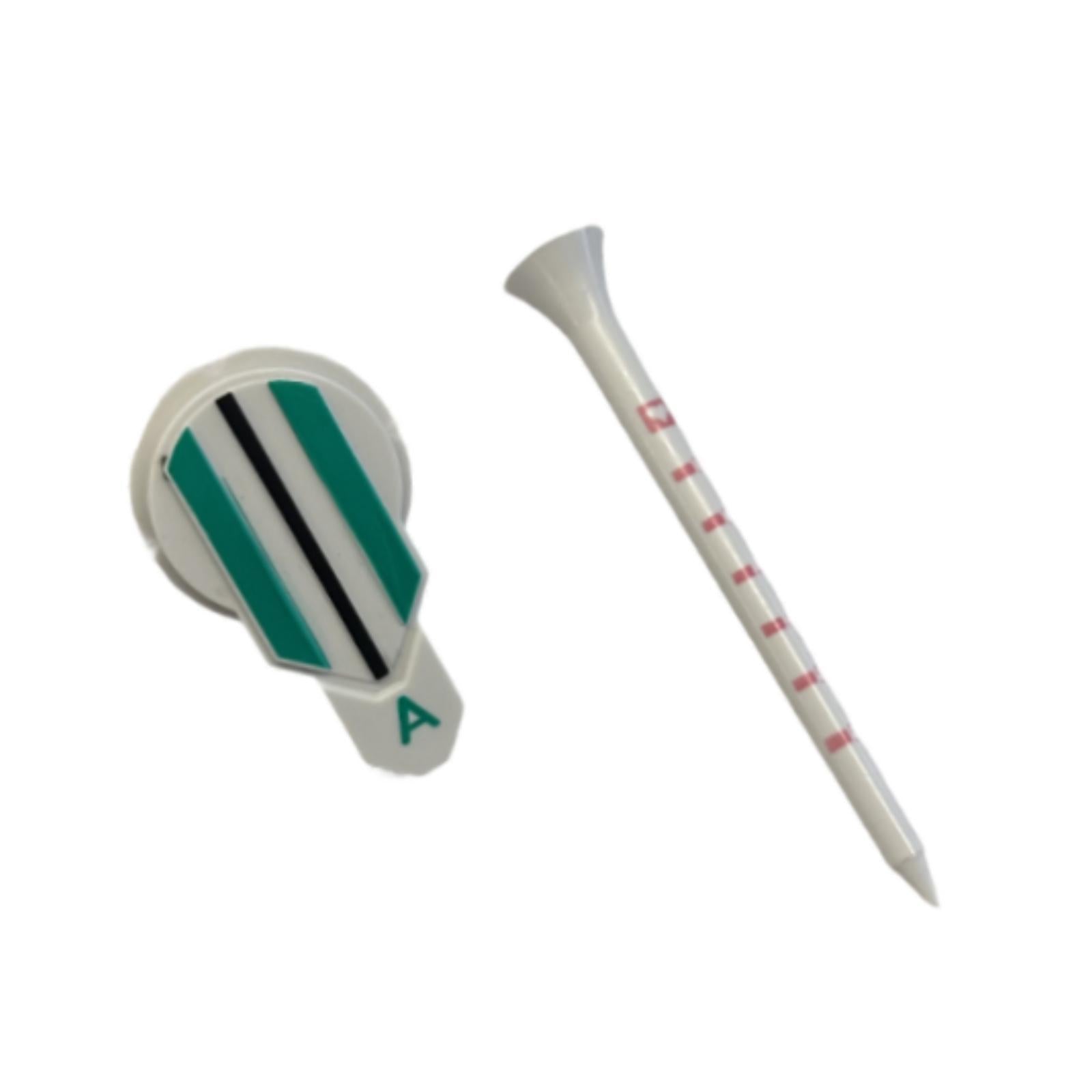 Golf Ball Marker 360 Degree Rotating for Men Women Boyfriend Husband Green