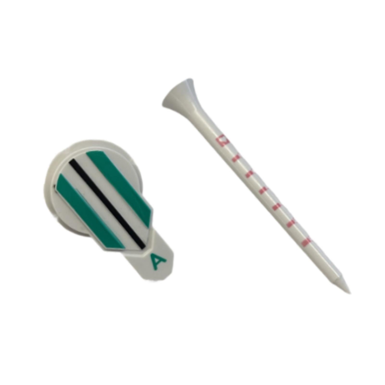 Golf Ball Marker 360 Degree Rotating for Men Women Boyfriend Husband Green