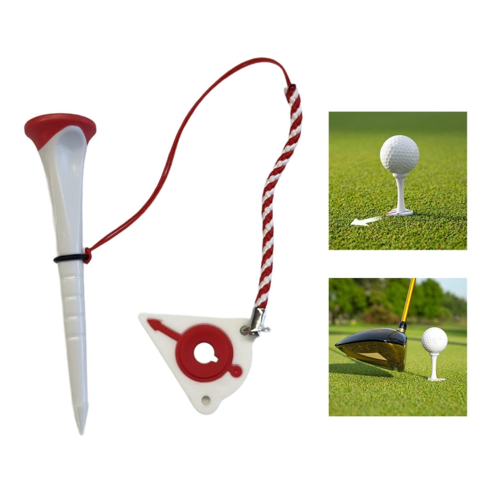 Golf Tee Sturdy Flexible Adjustable Height Golfing Tees for Outdoor Practice