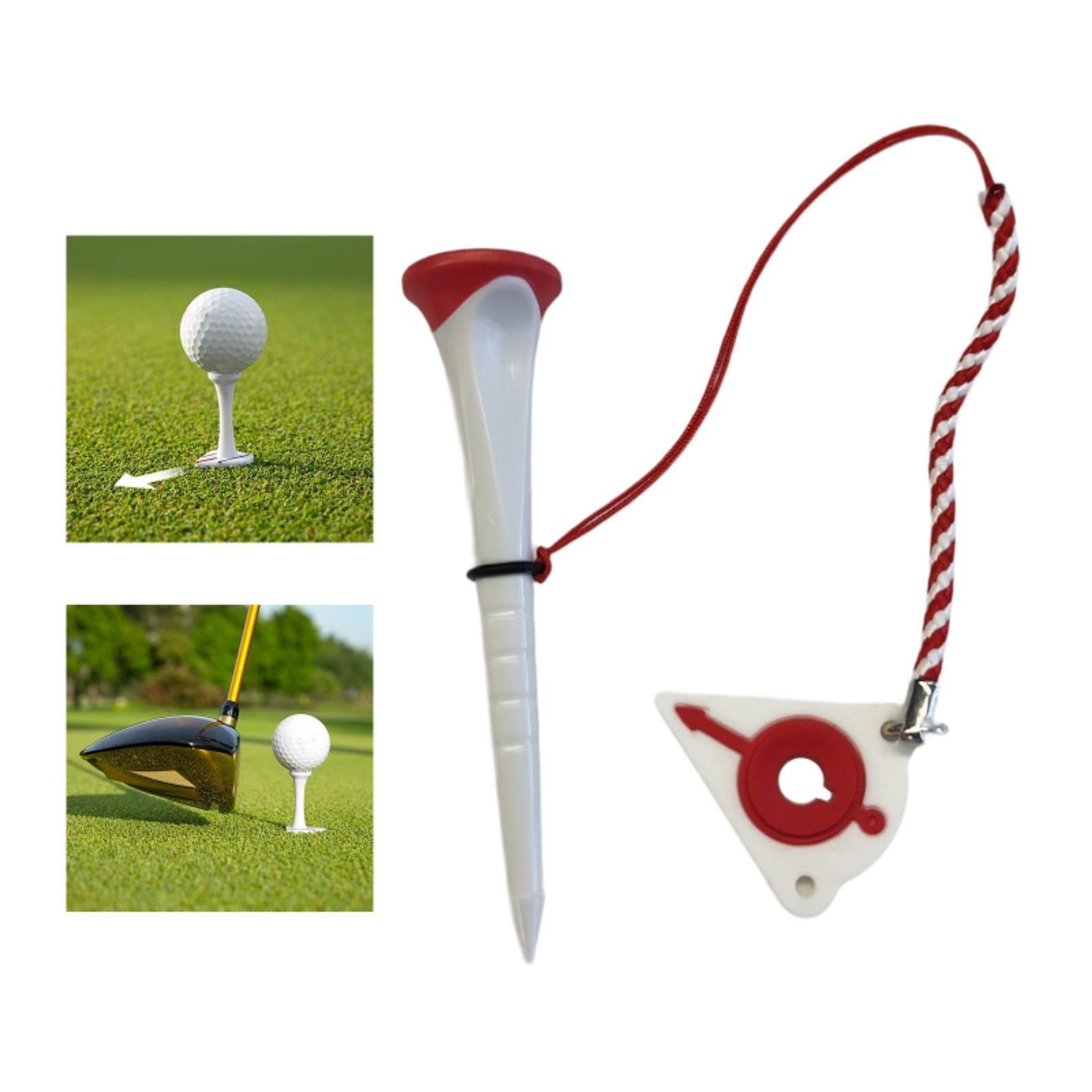 Golf Tee Sturdy Flexible Adjustable Height Golfing Tees for Outdoor Practice