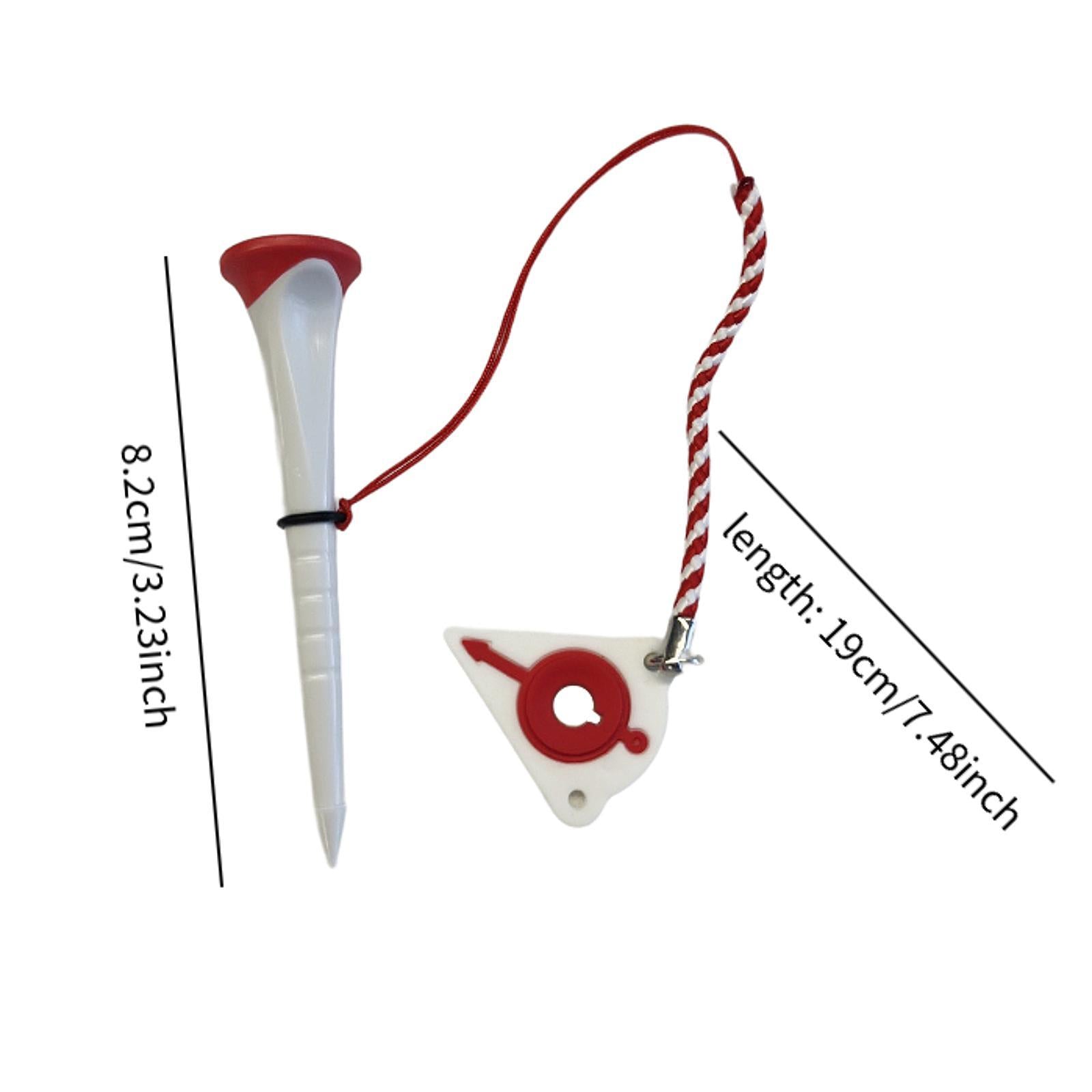 Golf Tee Sturdy Flexible Adjustable Height Golfing Tees for Outdoor Practice