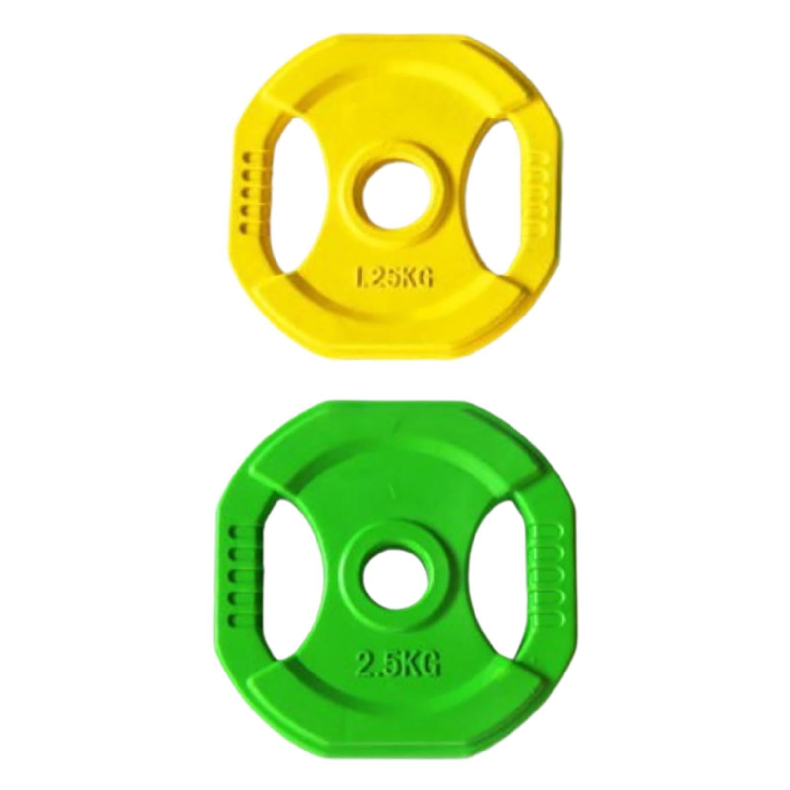 Gym Micro Plate Fitness Change Weight Plate for Home & Gym Workout Beginners 1.25kg Yellow