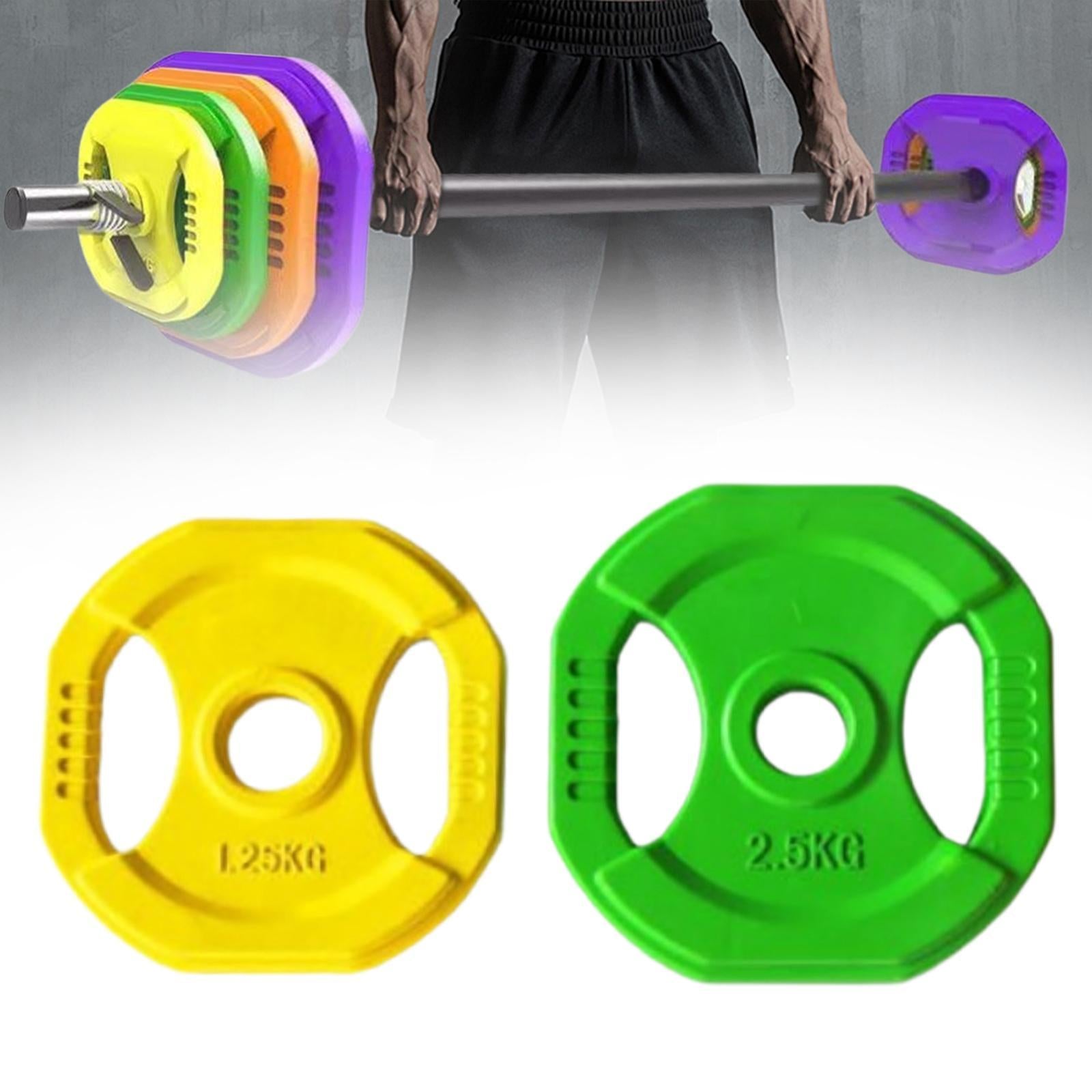 Gym Micro Plate Fitness Change Weight Plate for Home & Gym Workout Beginners 1.25kg Yellow