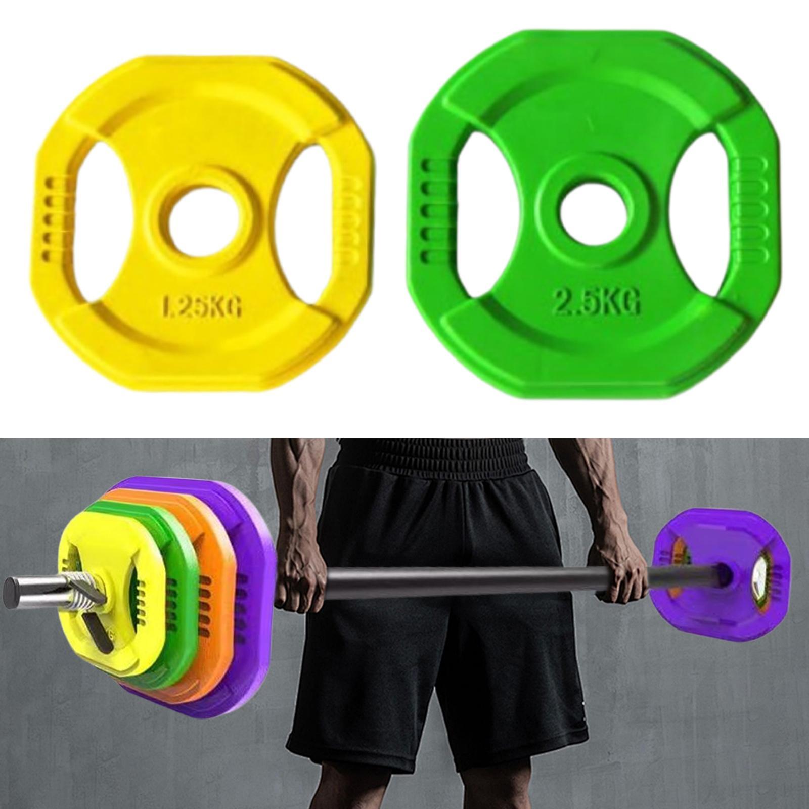 Gym Micro Plate Fitness Change Weight Plate for Home & Gym Workout Beginners 1.25kg Yellow