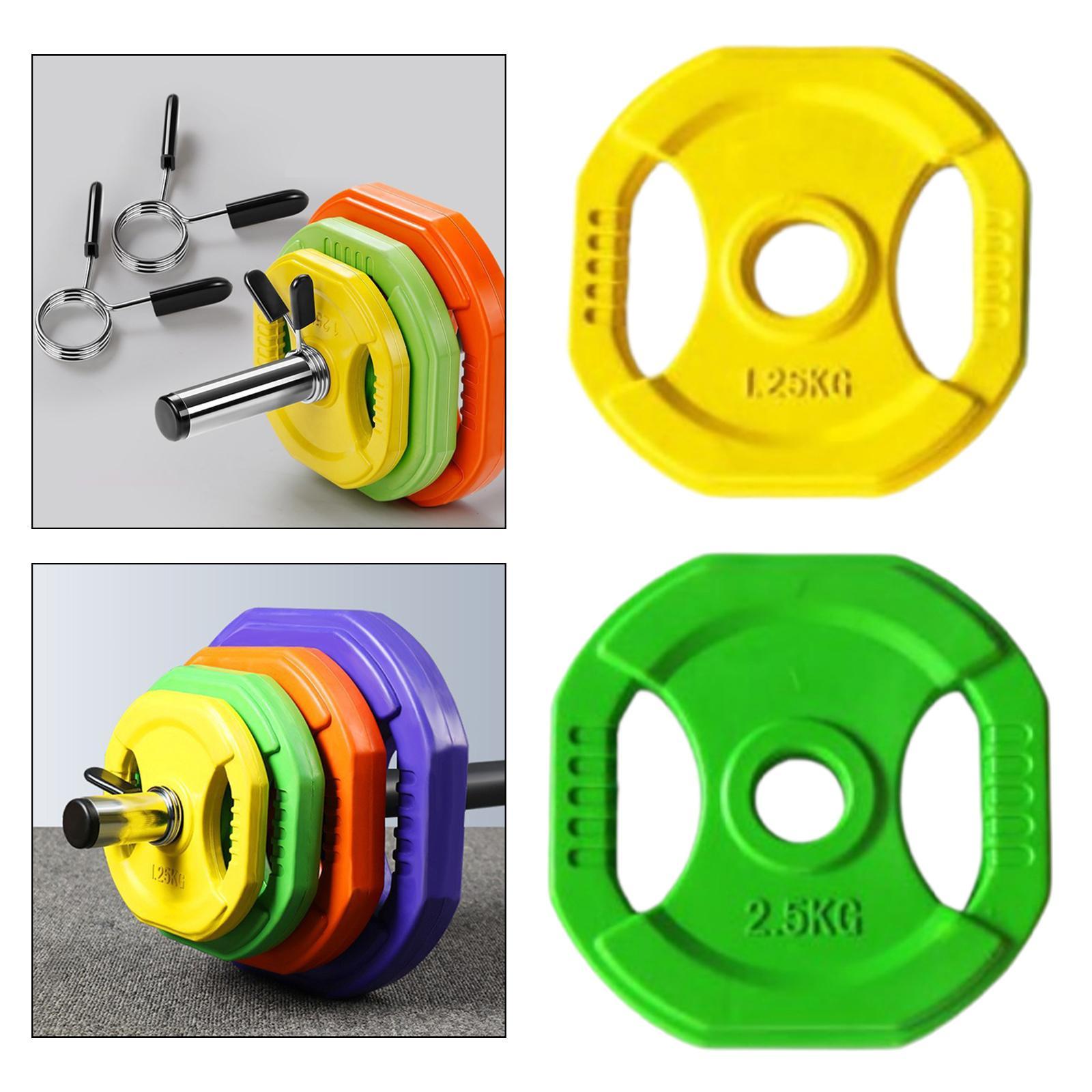 Gym Micro Plate Fitness Change Weight Plate for Home & Gym Workout Beginners 1.25kg Yellow
