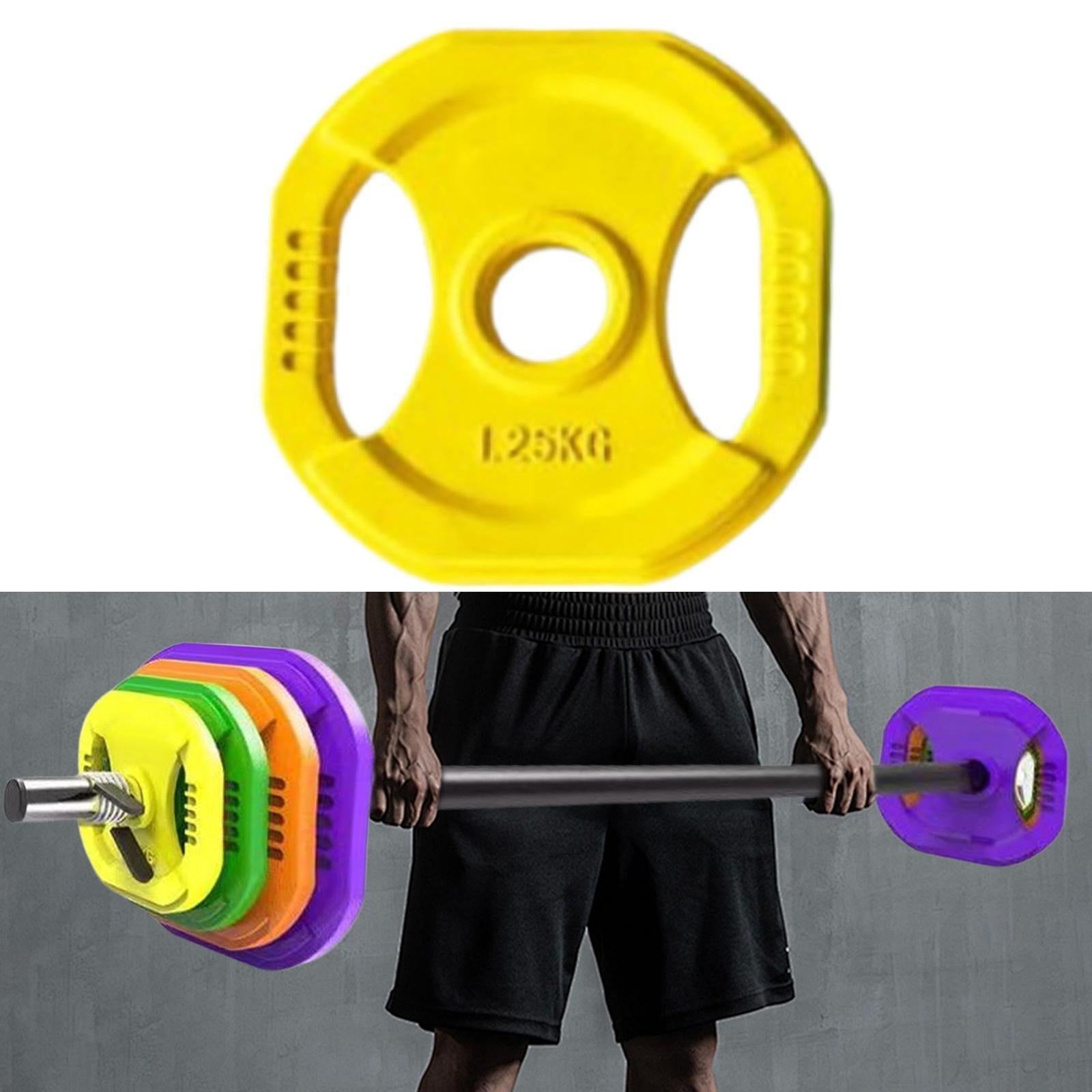 Gym Micro Plate Fitness Change Weight Plate for Home & Gym Workout Beginners 1.25kg Yellow