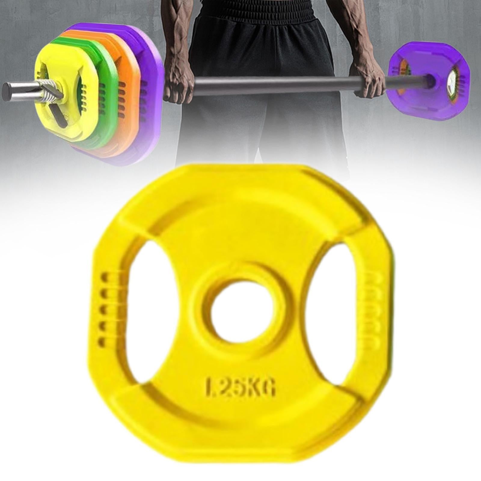 Gym Micro Plate Fitness Change Weight Plate for Home & Gym Workout Beginners 1.25kg Yellow