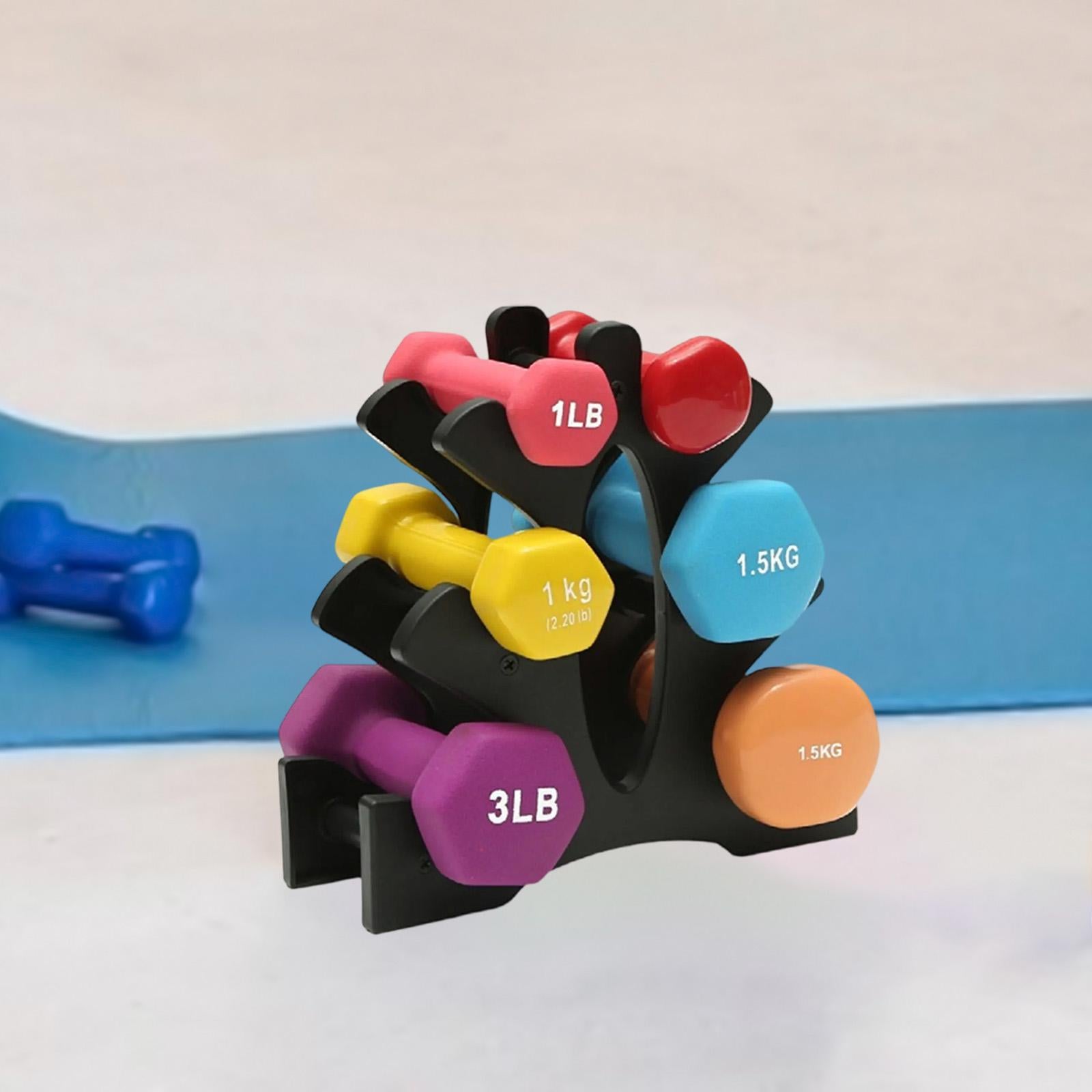 Weight Rack Frame Workout Equipment Dumbbell Rack for Dumbbells Home Fitness