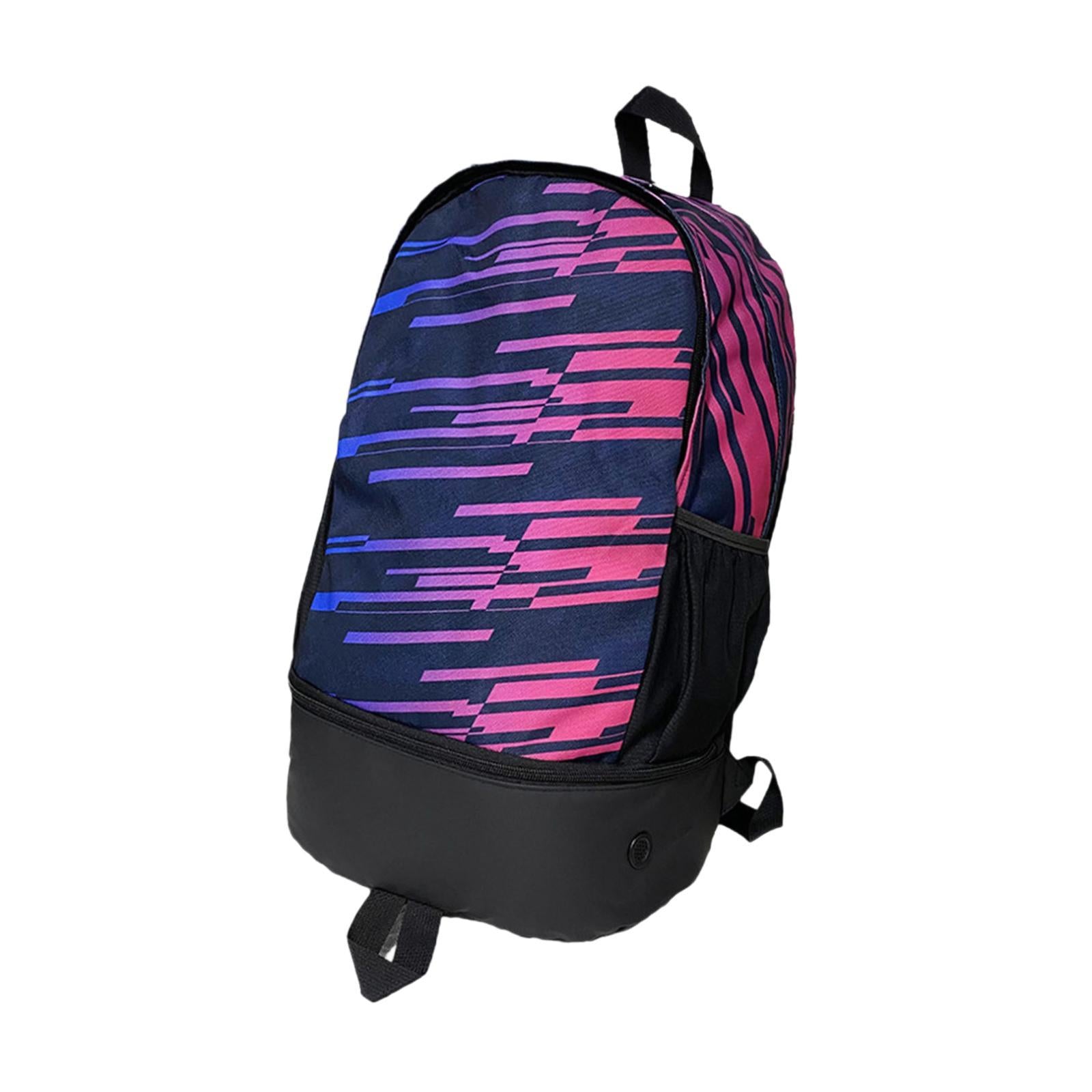 Soccer Backpack Lightweight Sports Backpack Rucksack Travel Gym Bag Violet