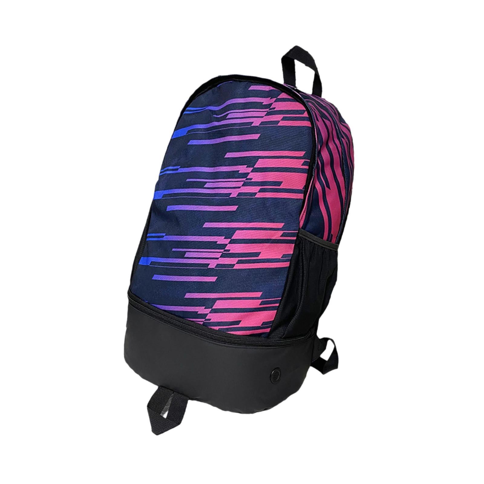 Soccer Backpack Lightweight Sports Backpack Rucksack Travel Gym Bag Violet
