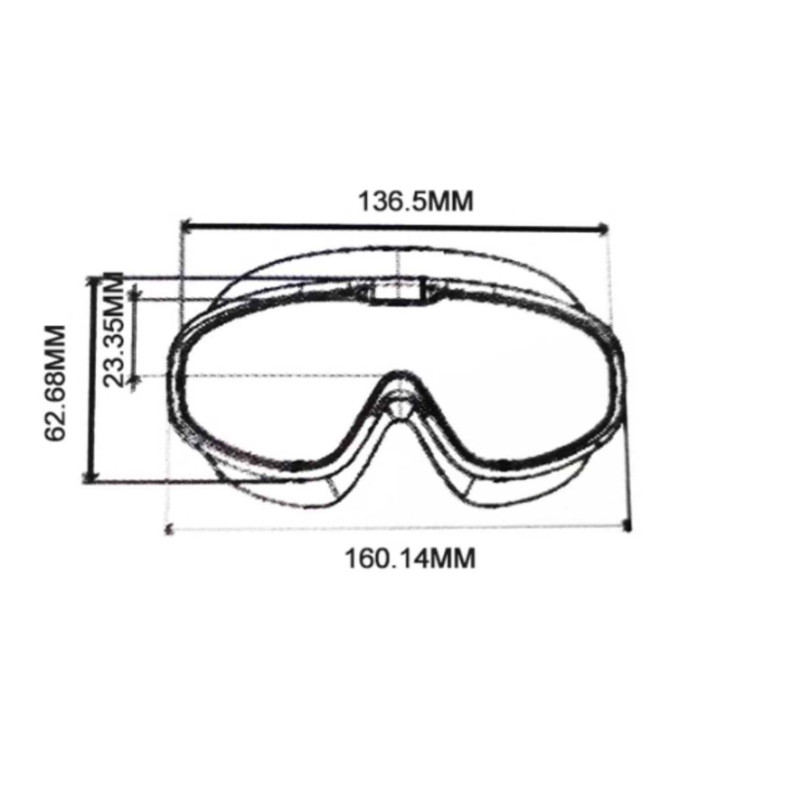 2 Pieces Swimming Goggles Portable Water Resistant Anti Fog Swimming Eyewear