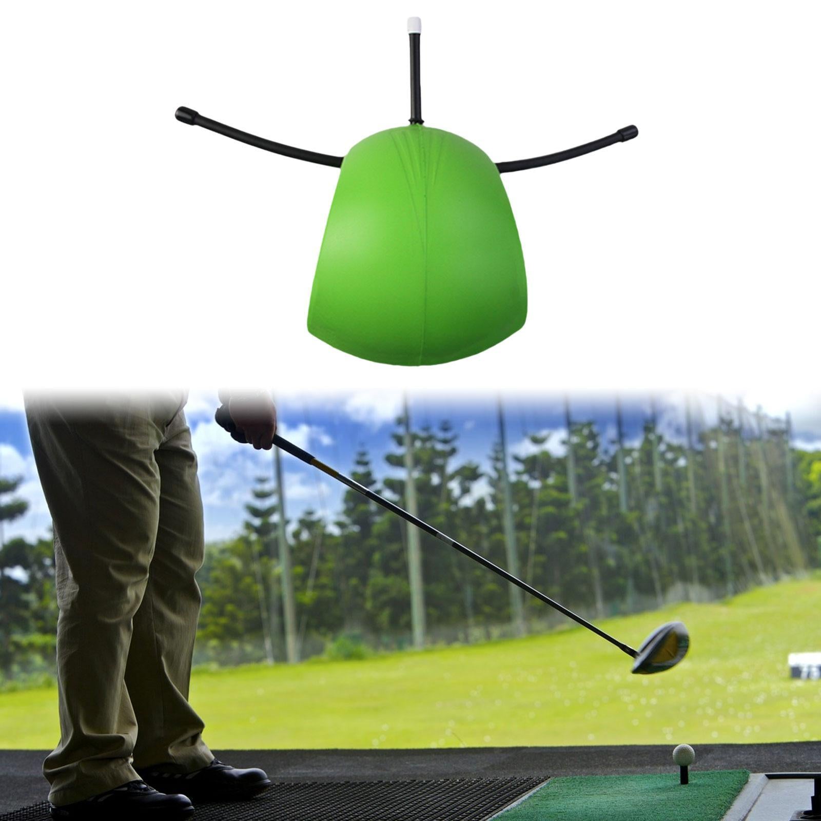 Golf Swing Trainer Ball Lightweight Arm Corrector for Beginners Golfers Pros Green Black
