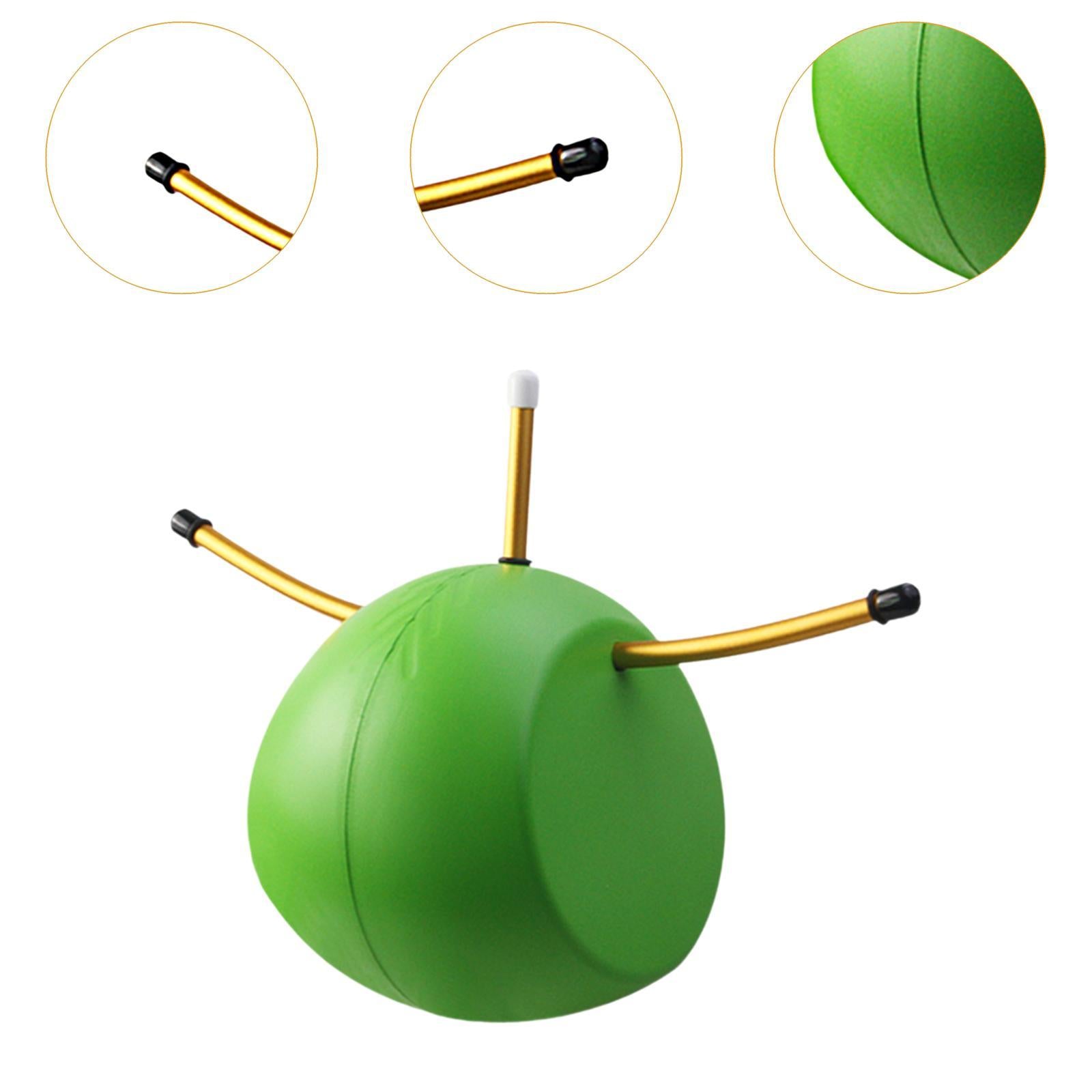 Golf Swing Trainer Ball Lightweight Arm Corrector for Beginners Golfers Pros Green Gold