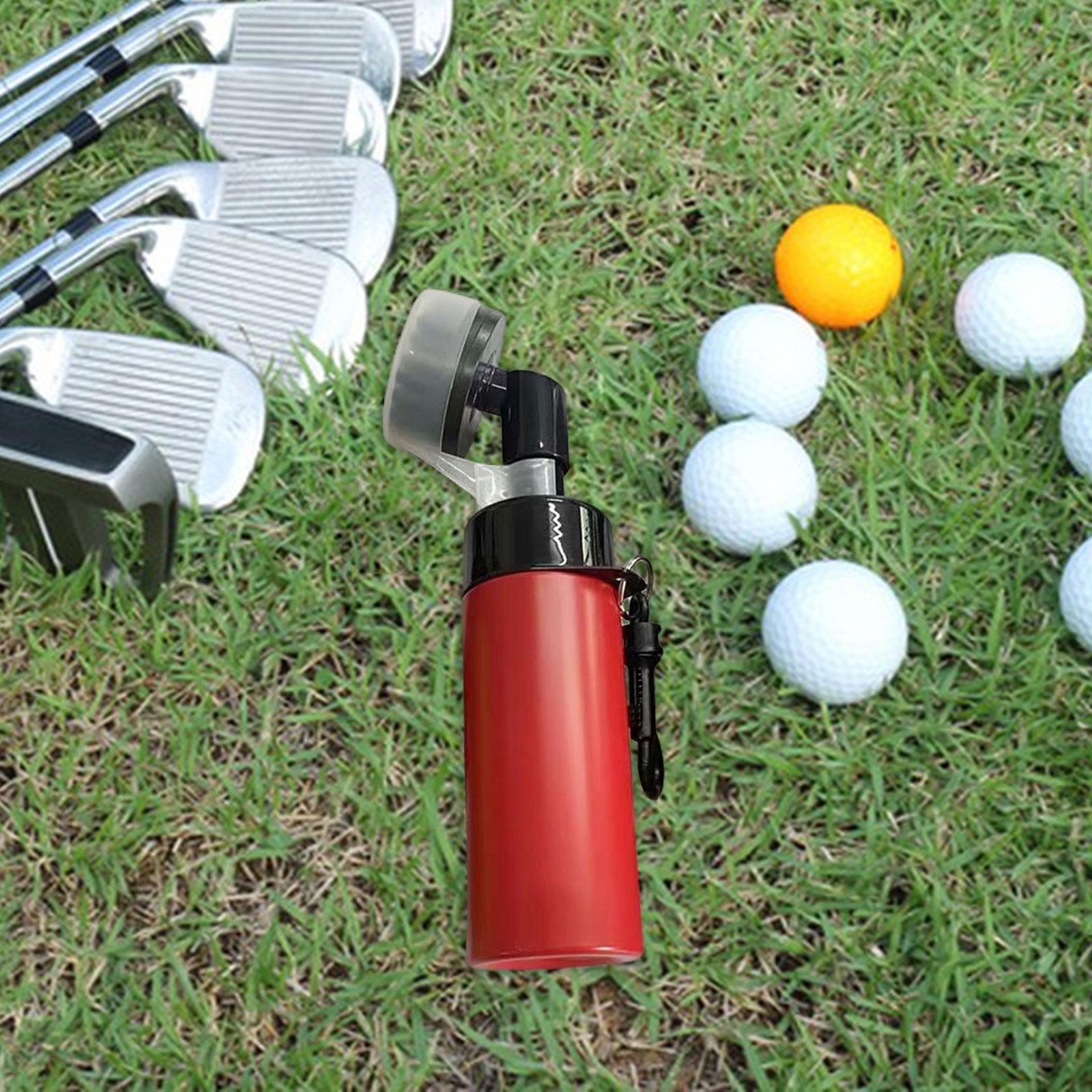 Golf Club Brush Groove Cleaner for Training Enthusiast Golf Club Maintenance Red